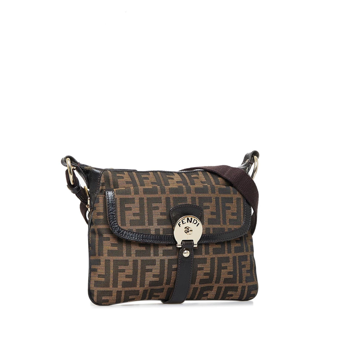 Fendi Zucca Chef Crossbody Bag Shg Keaztl Zip