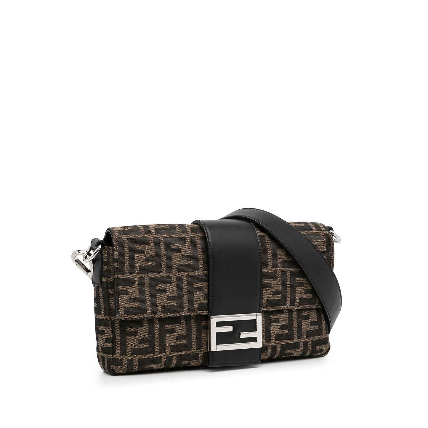 Fendi Zucca Convertible Baguette Shg Wrdjbt Crossbody Bag Shoulder Bag