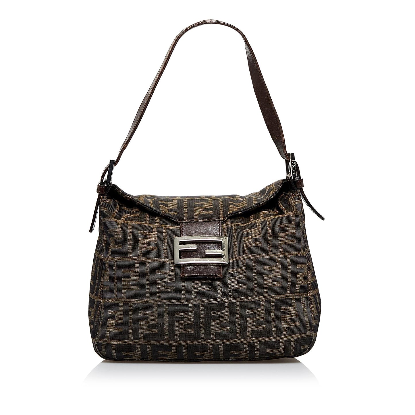 Fendi Zucca Double Shoulder Bag Shg Lacyhn Flap