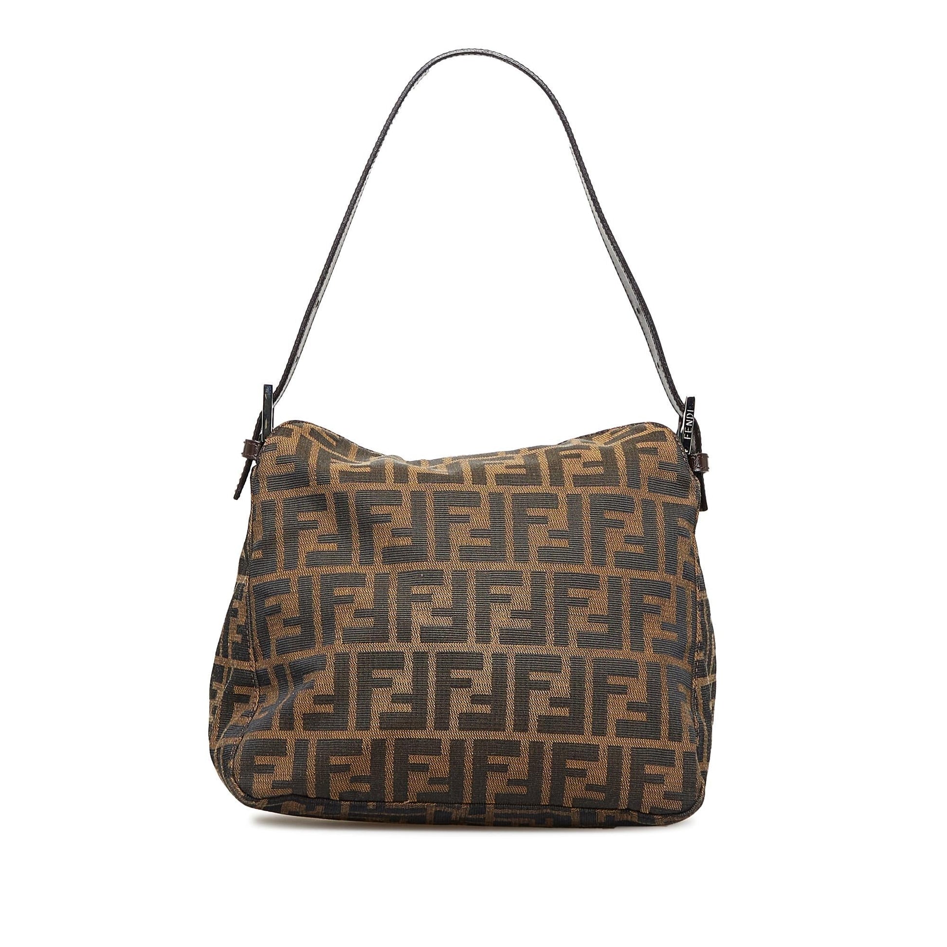 Fendi Zucca Double Shoulder Bag Shg 3W9Xsv Flap