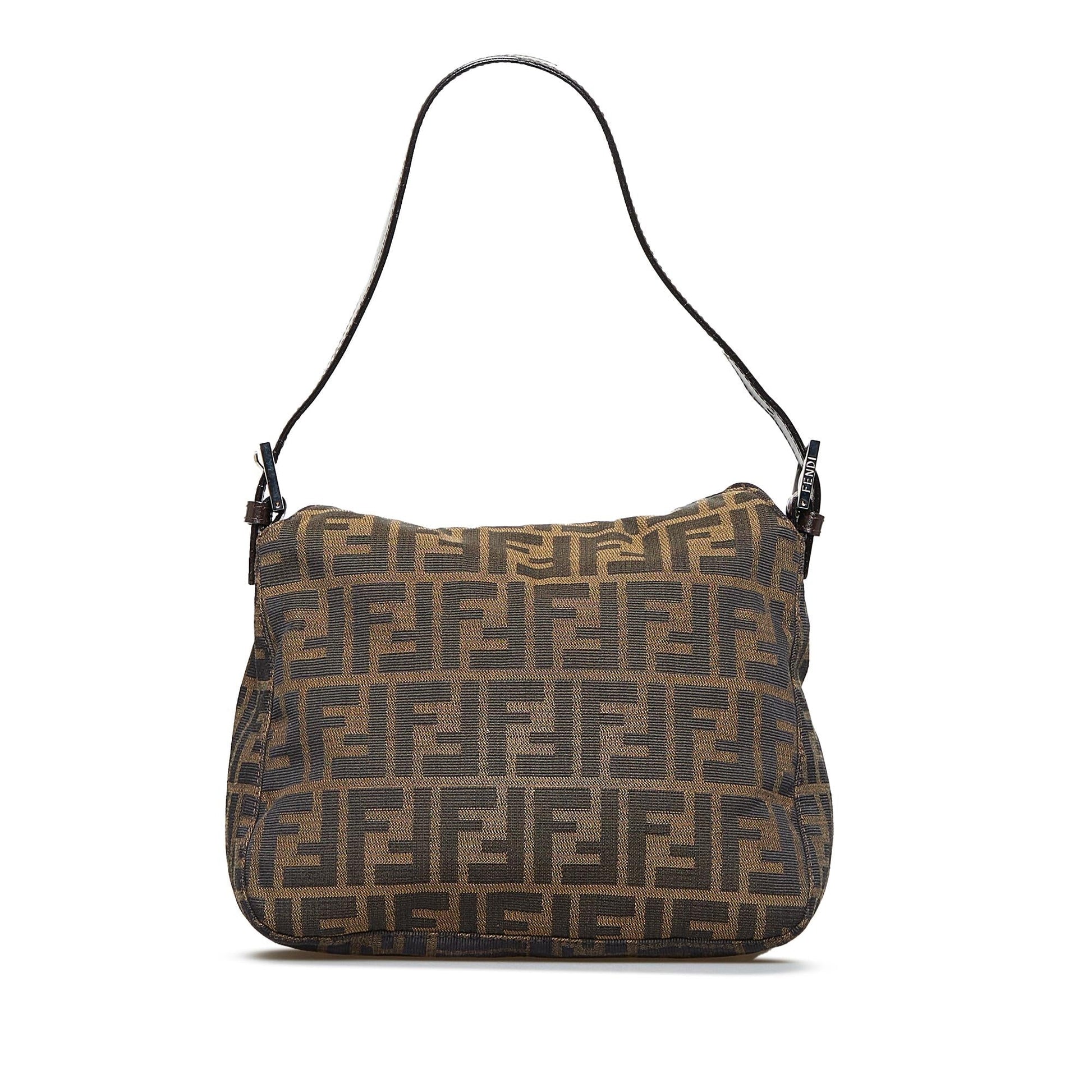 Fendi Zucca Double Shoulder Bag Shg 5Hhvf2 Flap