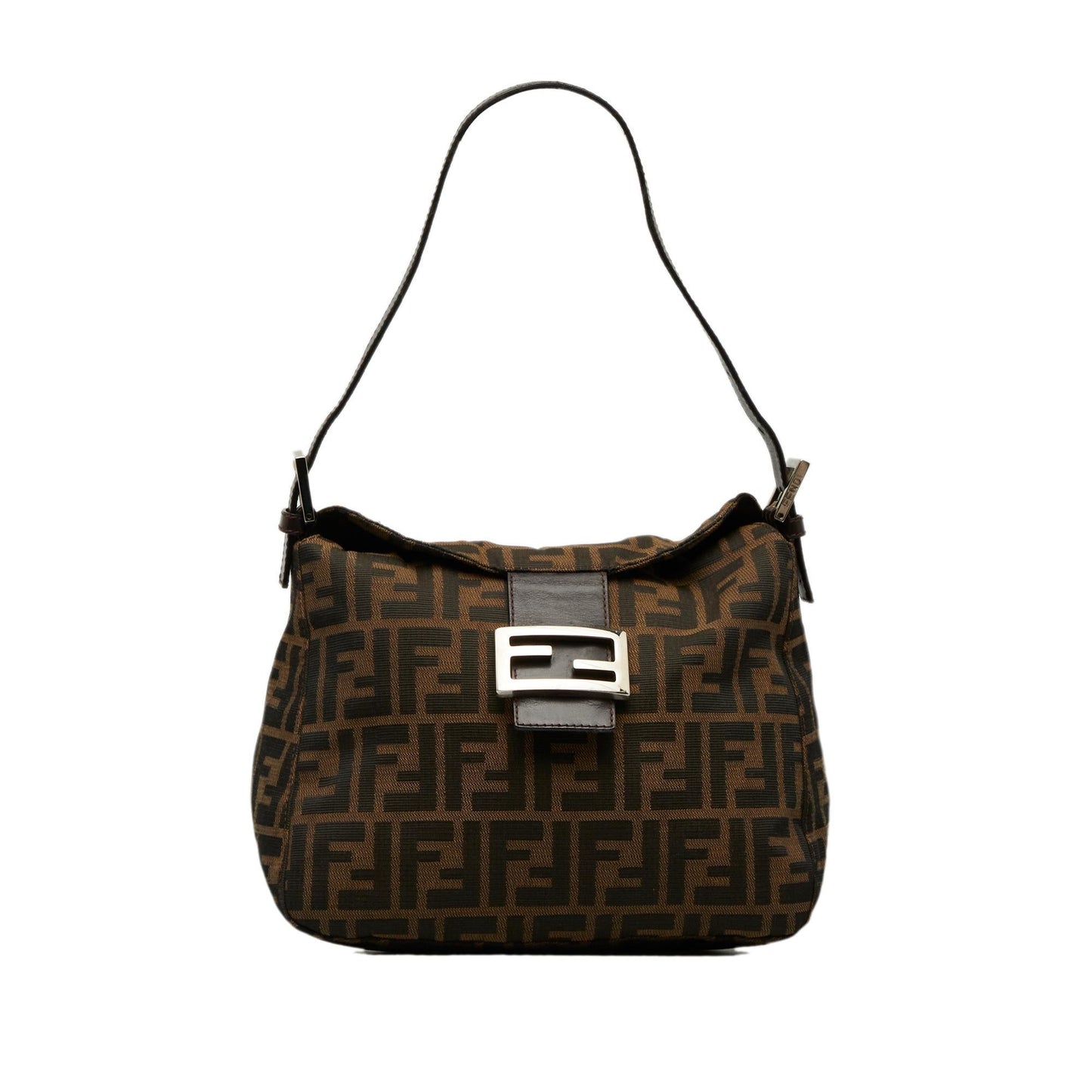 Fendi Zucca Double Shoulder Bag Shg Dedjeu Flap