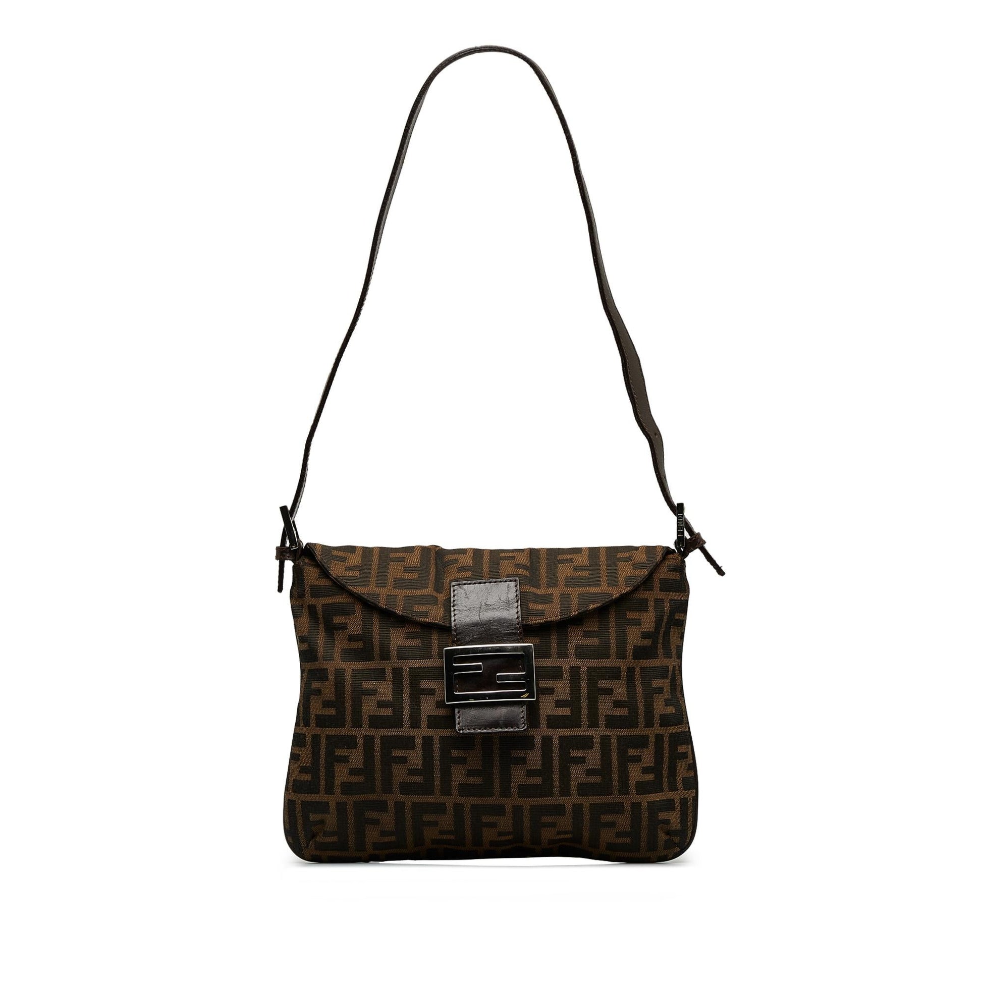 Fendi Zucca Double Shoulder Bag Shg 3Yfrku Flap