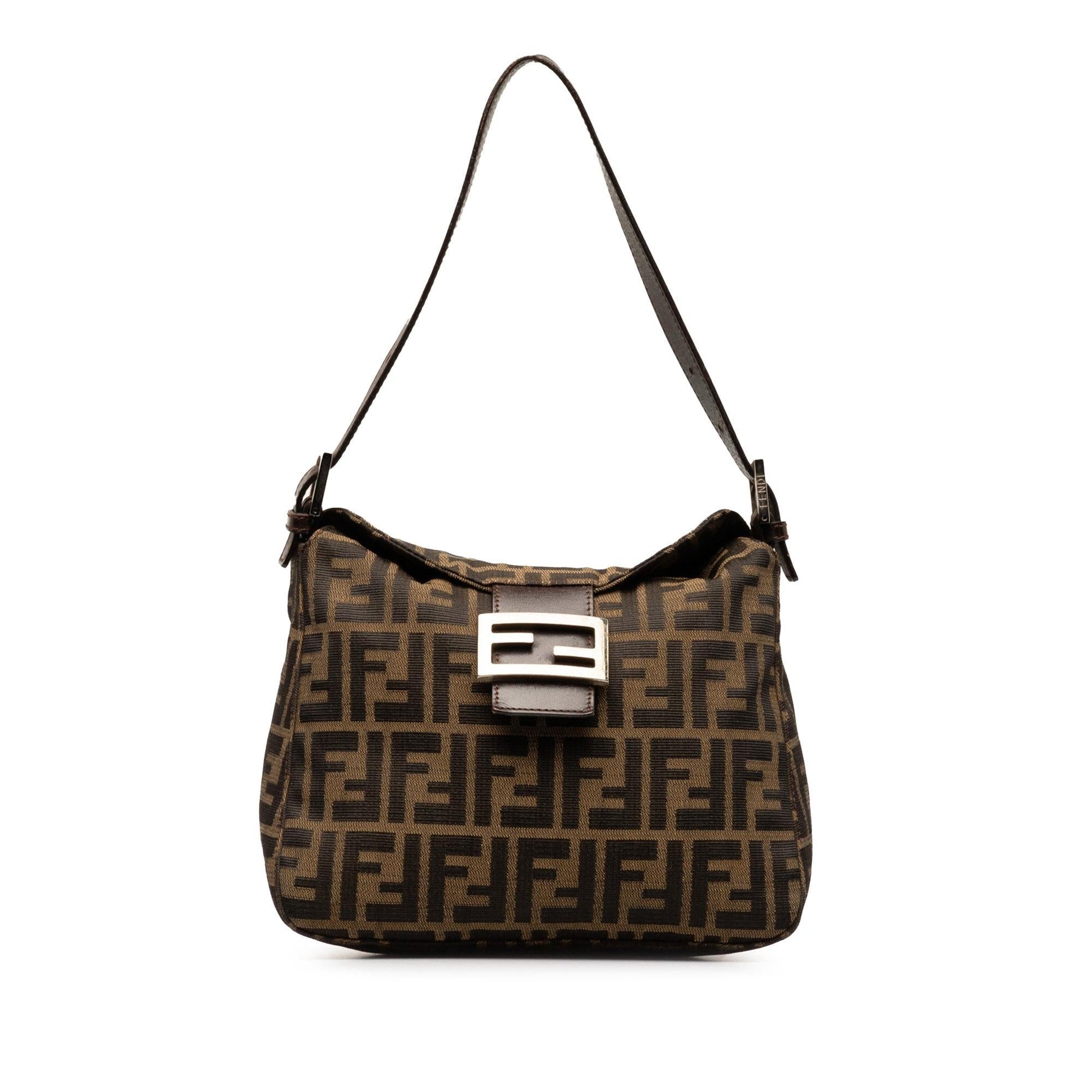 Fendi Zucca Double Shoulder Bag Shg Ilig0W Flap