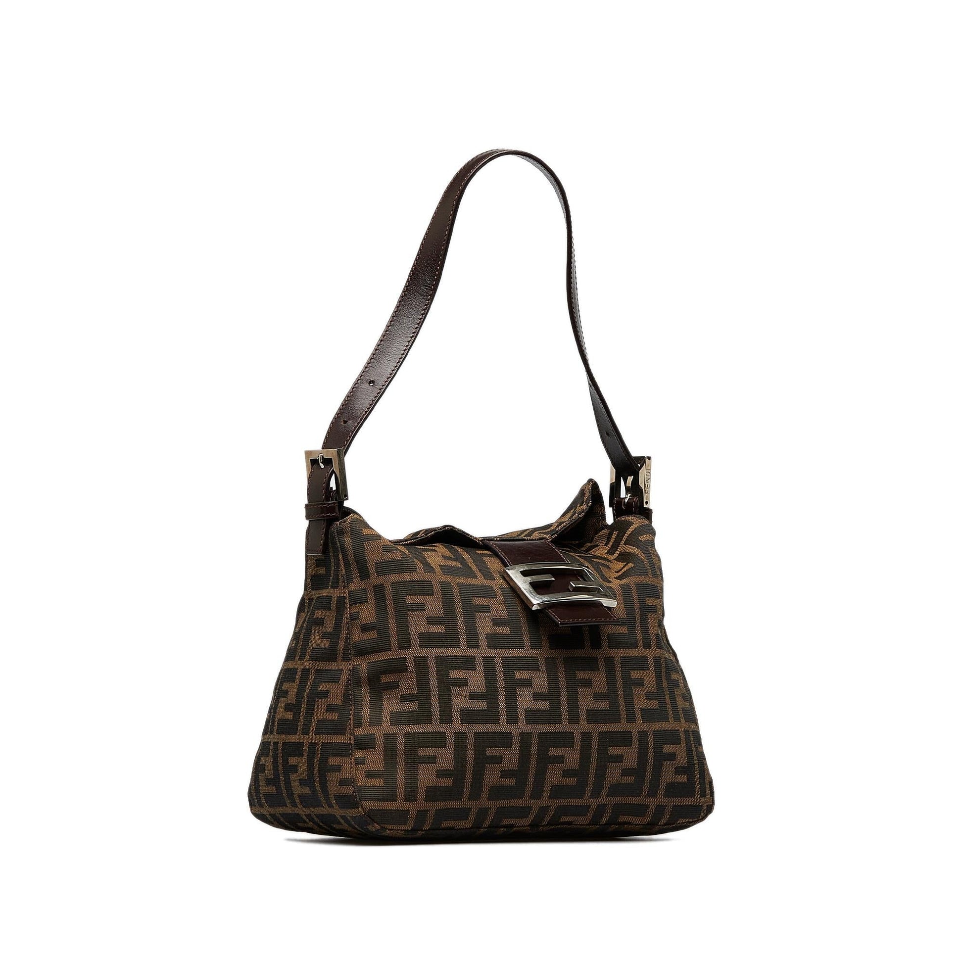 Fendi Zucca Double Shg 6Ed1N6 Shoulder Bag Flap