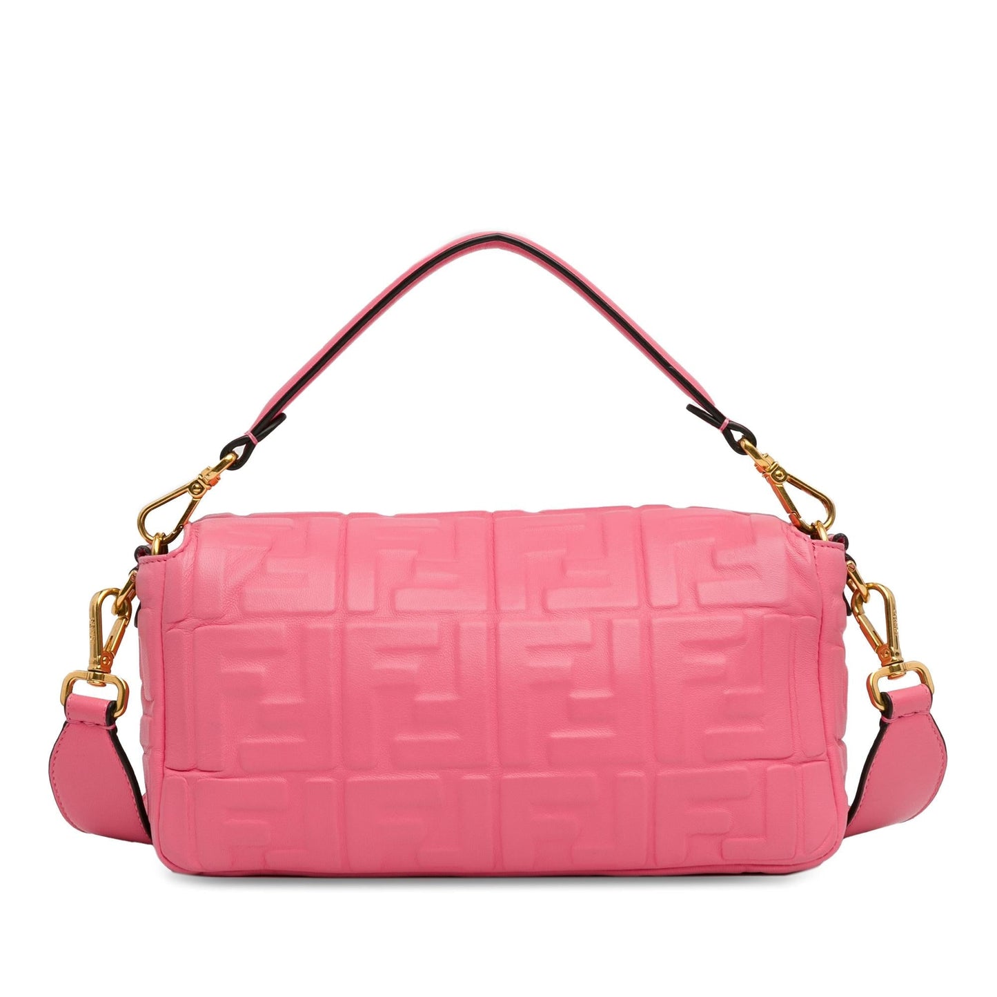 Fendi Zucca Baguette Satchel Shg Dnovme Embossed Satchel Bag