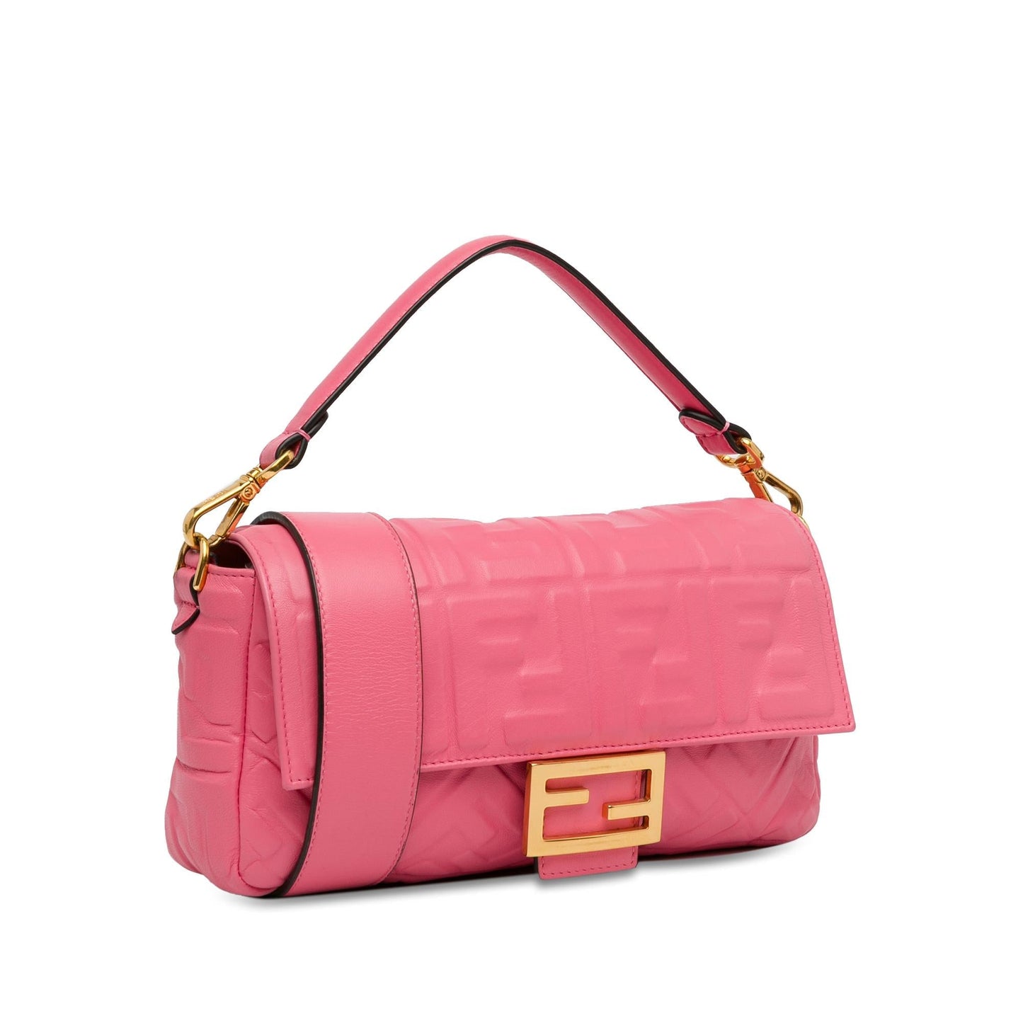 Fendi Zucca Baguette Satchel Shg Dnovme Embossed Satchel Bag