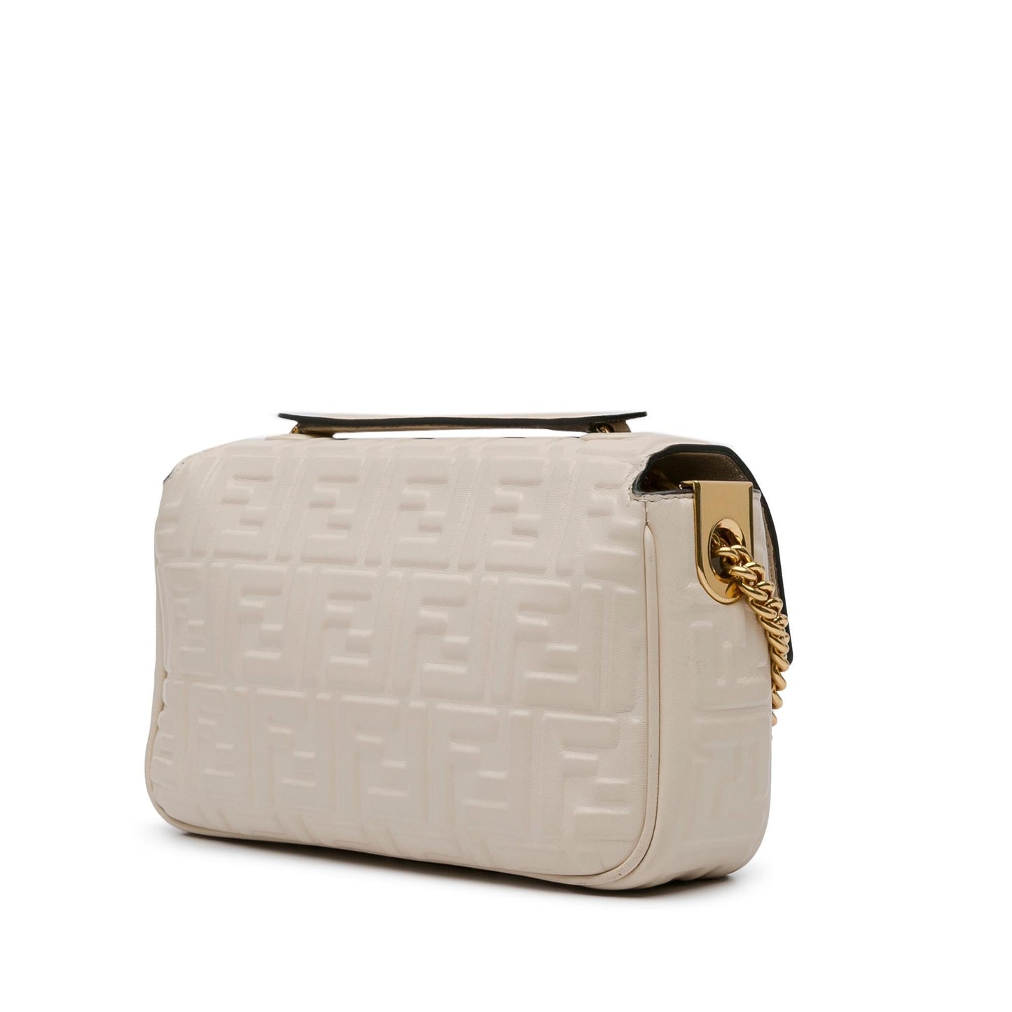 Fendi Zucca Midi Baguette Shg Inpxqw Shoulder Bag Chain Embossed
