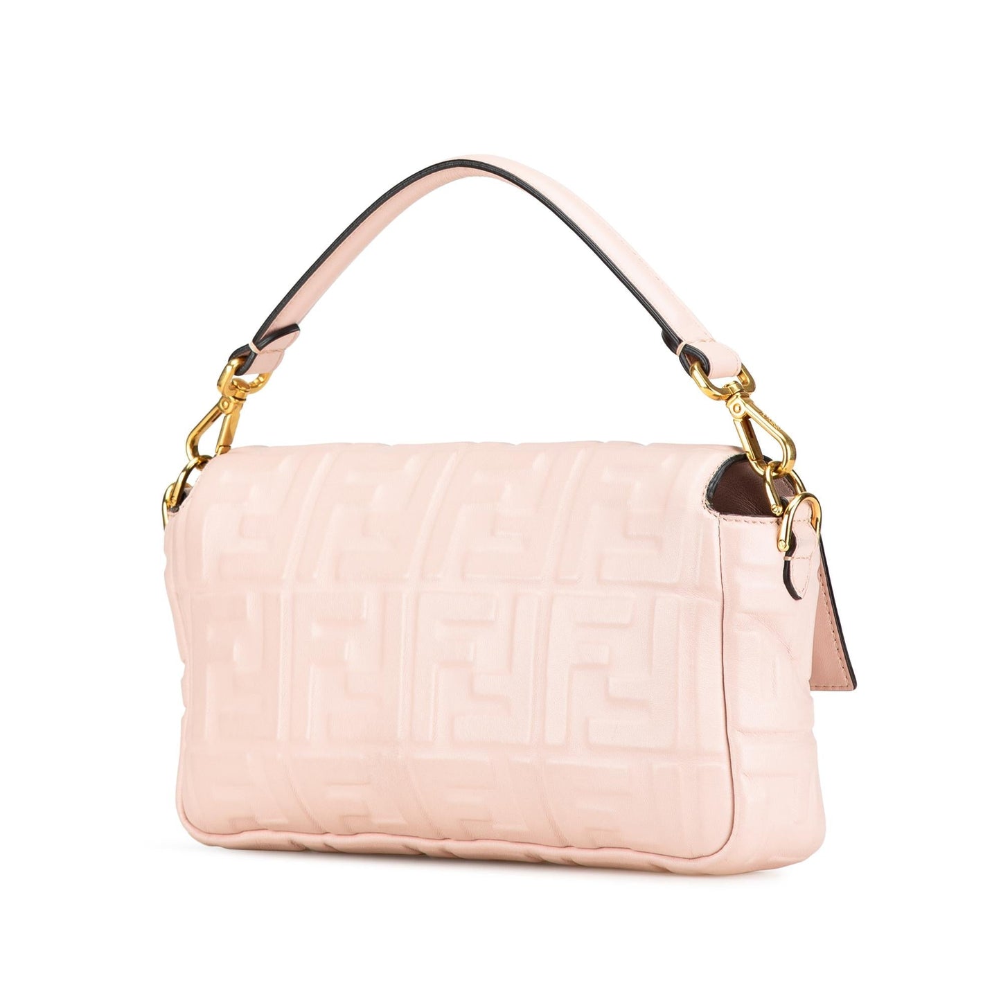 Fendi Zucca Baguette Satchel Leather Embossed Satchel Bag Satchel Shg 4Wh2Gq