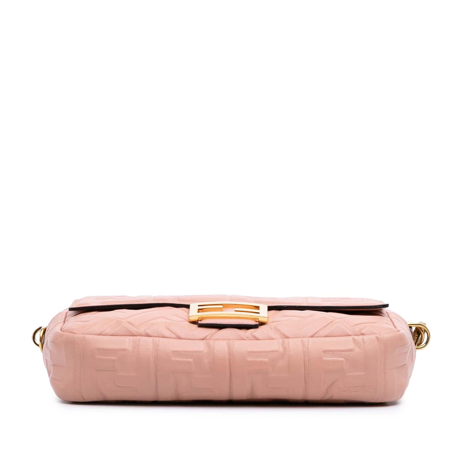 Fendi Zucca Baguette Satchel Leather Embossed Satchel Bag Baguette Satchel 7