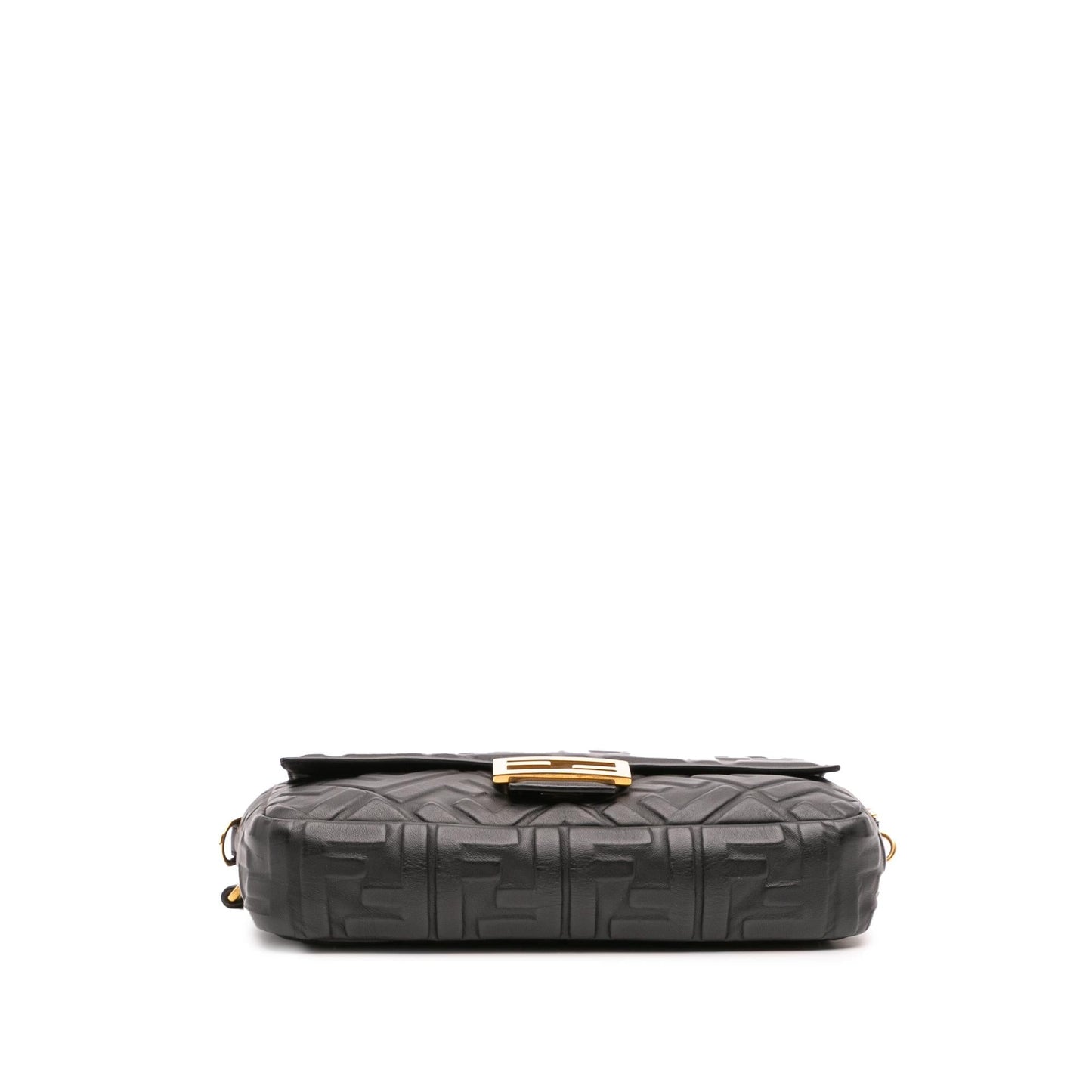Fendi Zucca Baguette Satchel Leather Embossed Satchel Bag Baguette Satchel 11