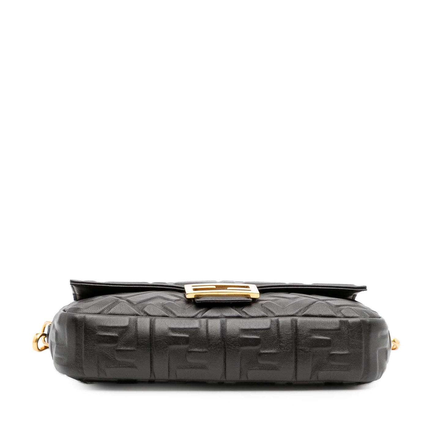 Fendi Zucca Baguette Satchel Leather Embossed Satchel Bag Baguette Satchel 12