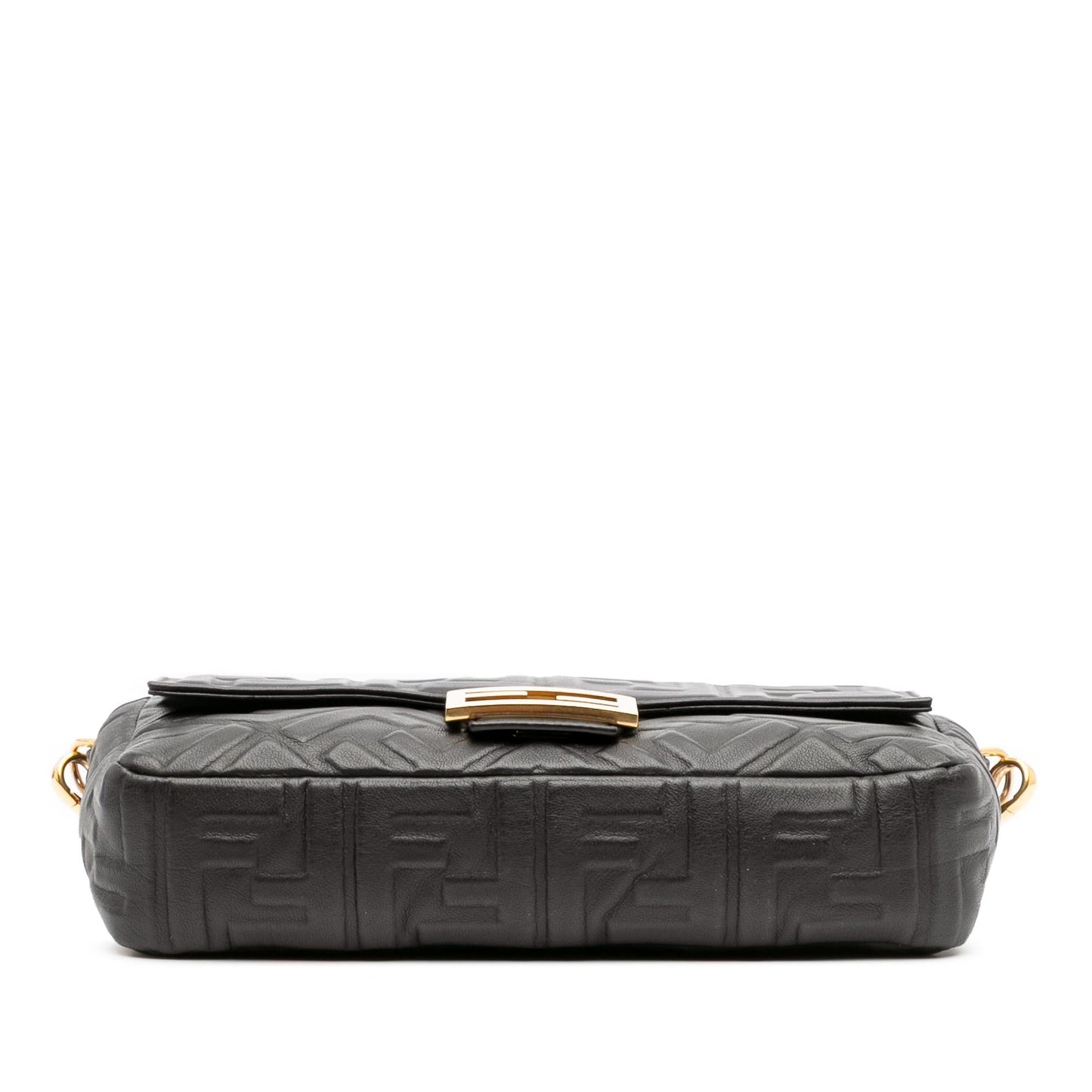 Fendi Zucca Baguette Satchel Leather Embossed Satchel Bag Baguette Satchel 13