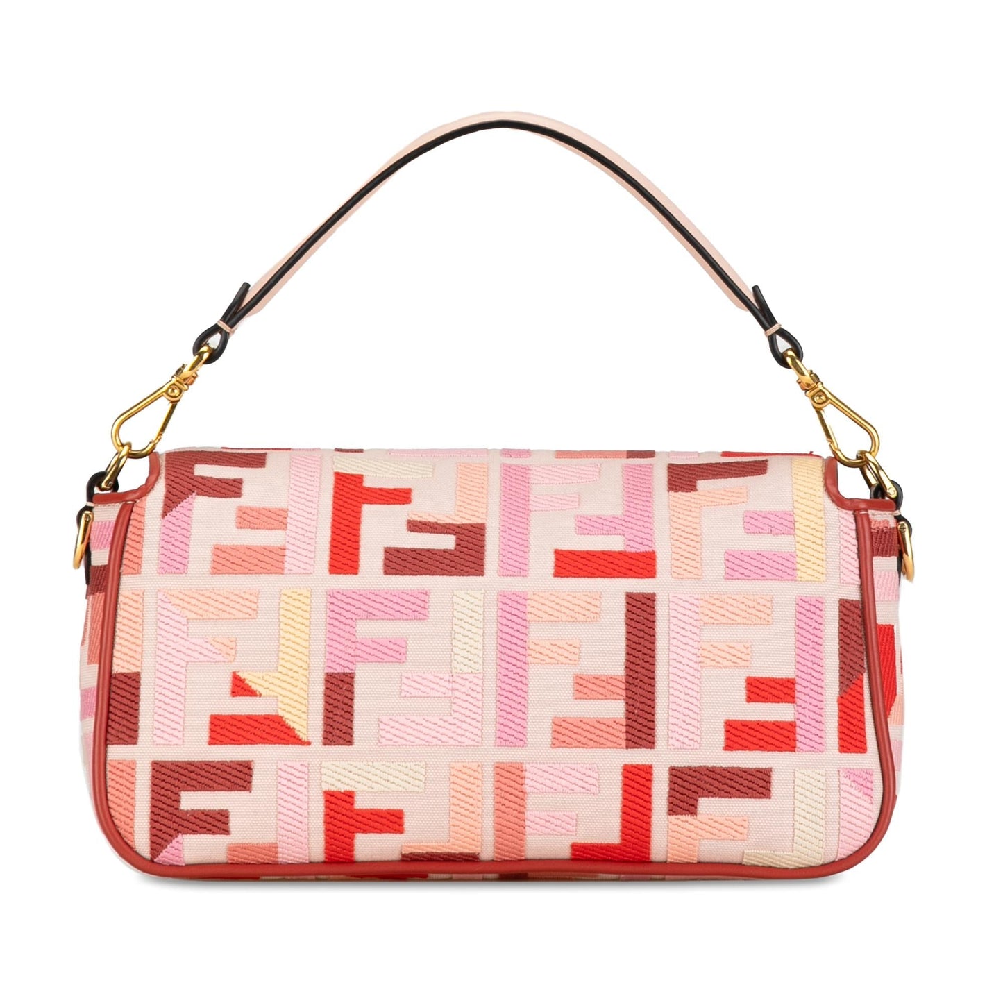 Fendi Zucca Baguette Satchel Shg Pgupqd Embroidered Satchel Bag