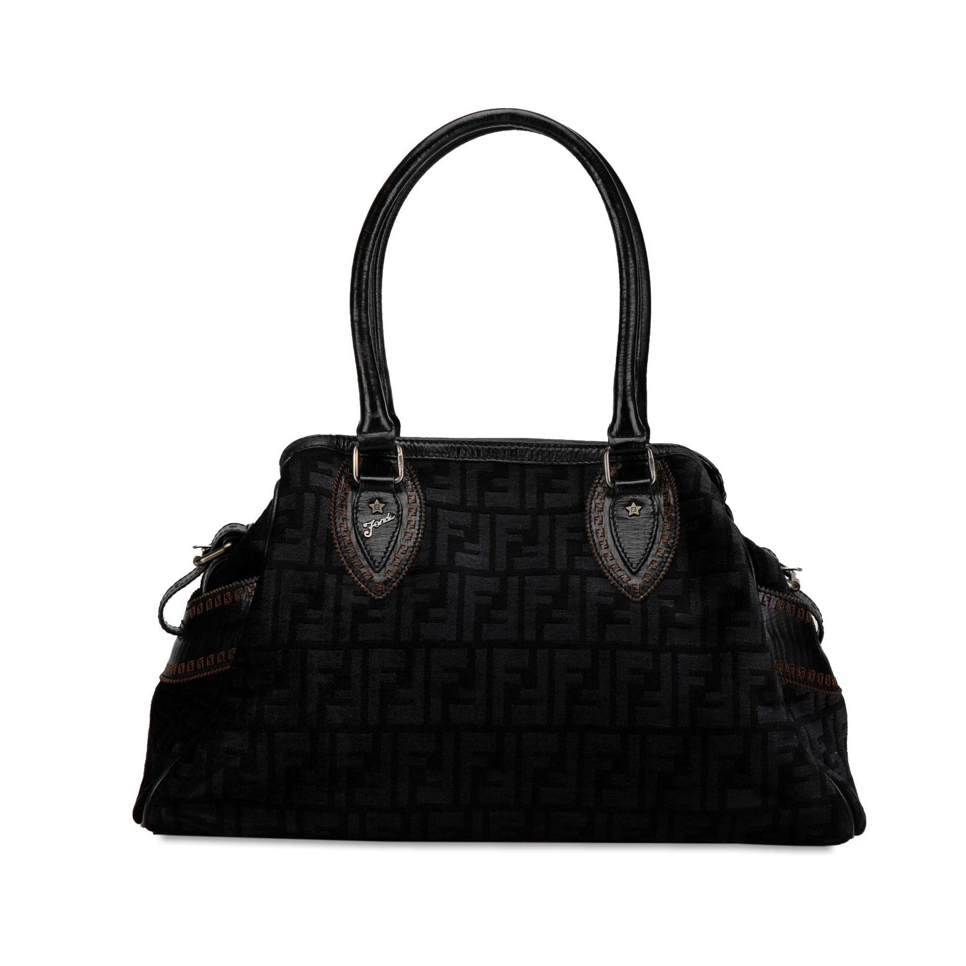 Fendi Zucca Etniko Handbag Shg Uh4Z1Z Canvas Satchel Bag