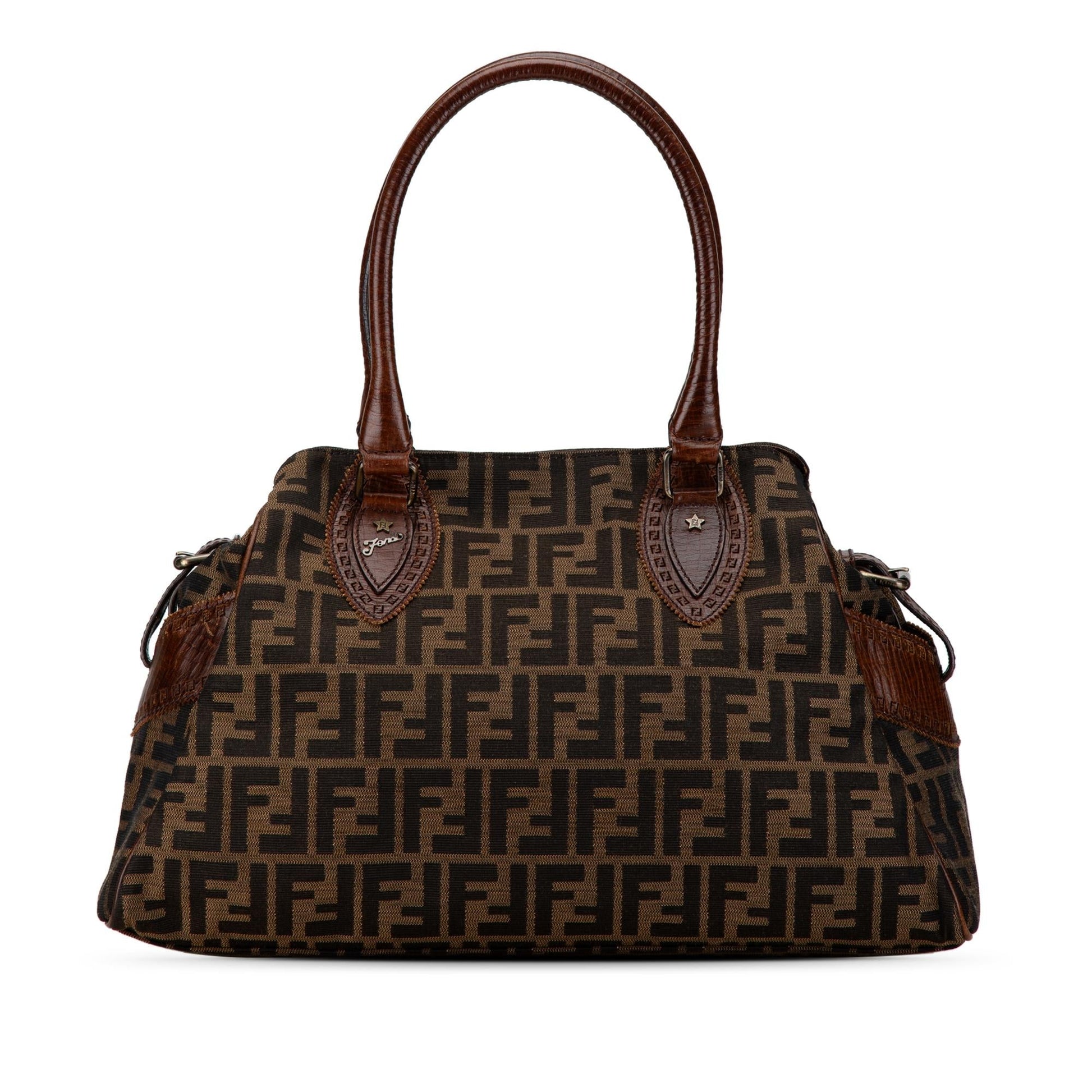 Fendi Zucca Etniko Handbag Shg 4Vo7Px Canvas Satchel Bag