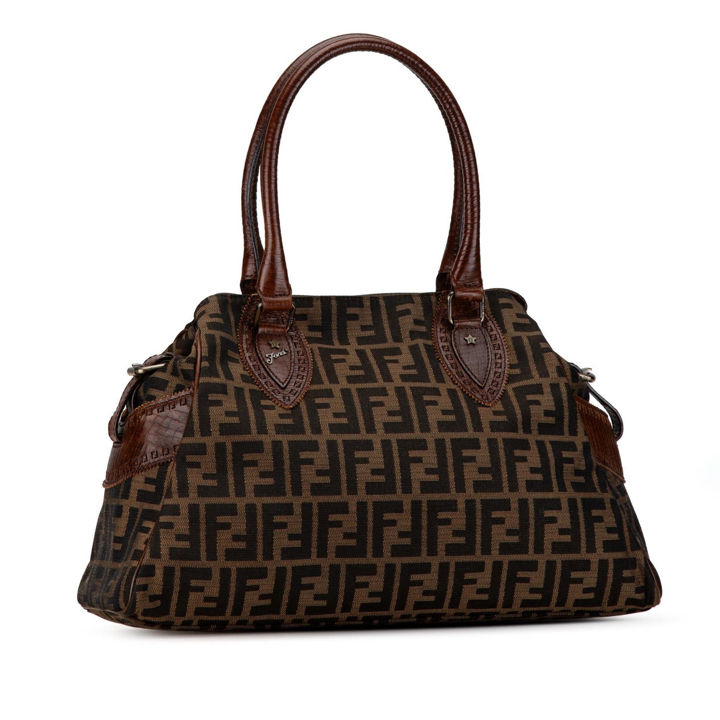 Fendi Zucca Etniko Handbag Shg 4Vo7Px Canvas Satchel Bag