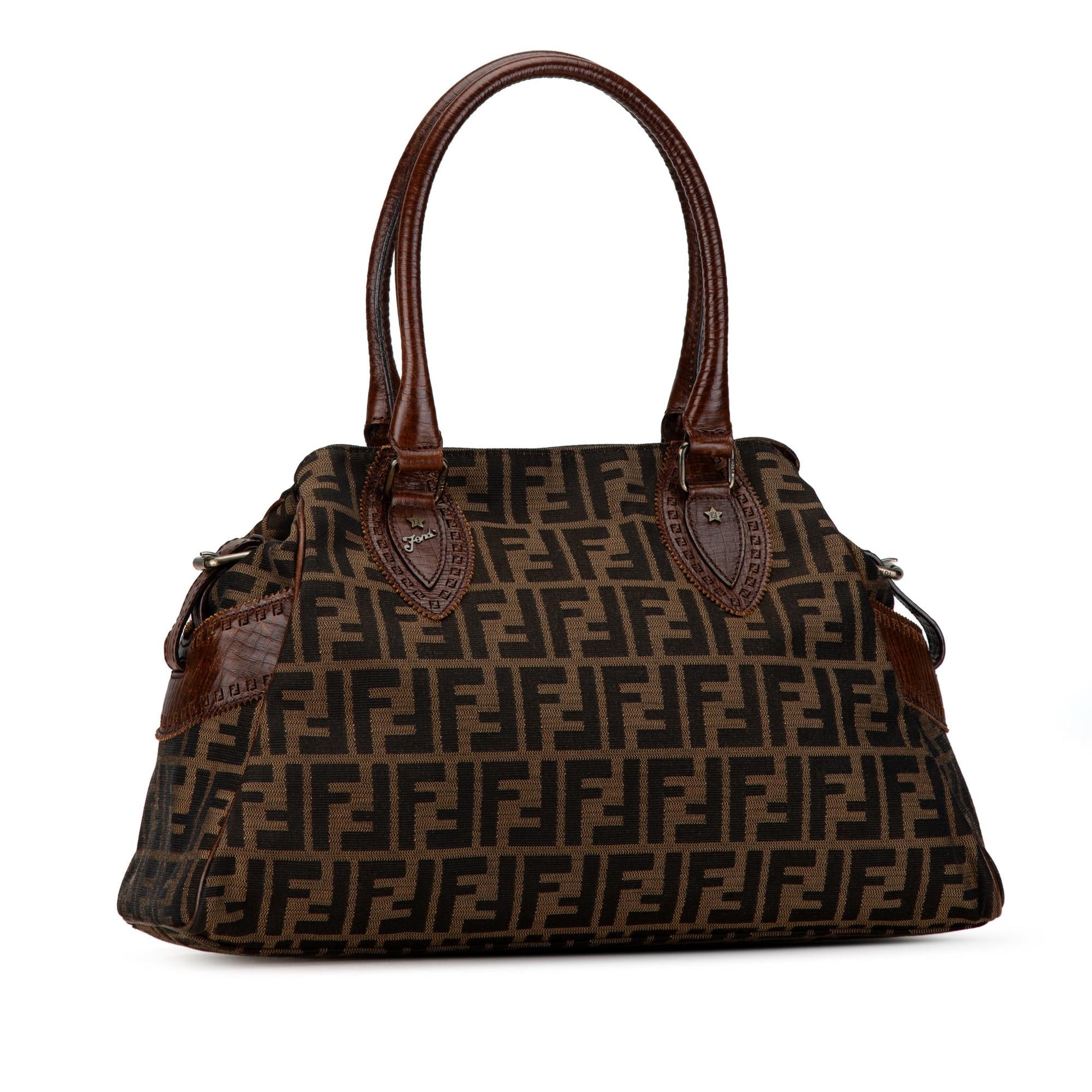 Fendi Zucca Etniko Handbag Shg 4Vo7Px Canvas Satchel Bag
