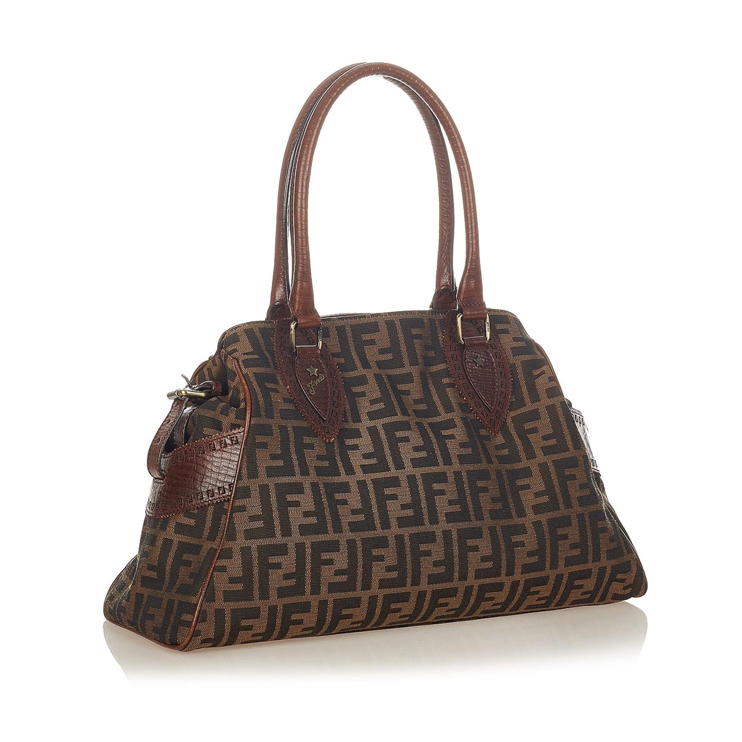 Fendi Zucca Etniko Shoulder Bag Shg Canvas Bag Shg 26424
