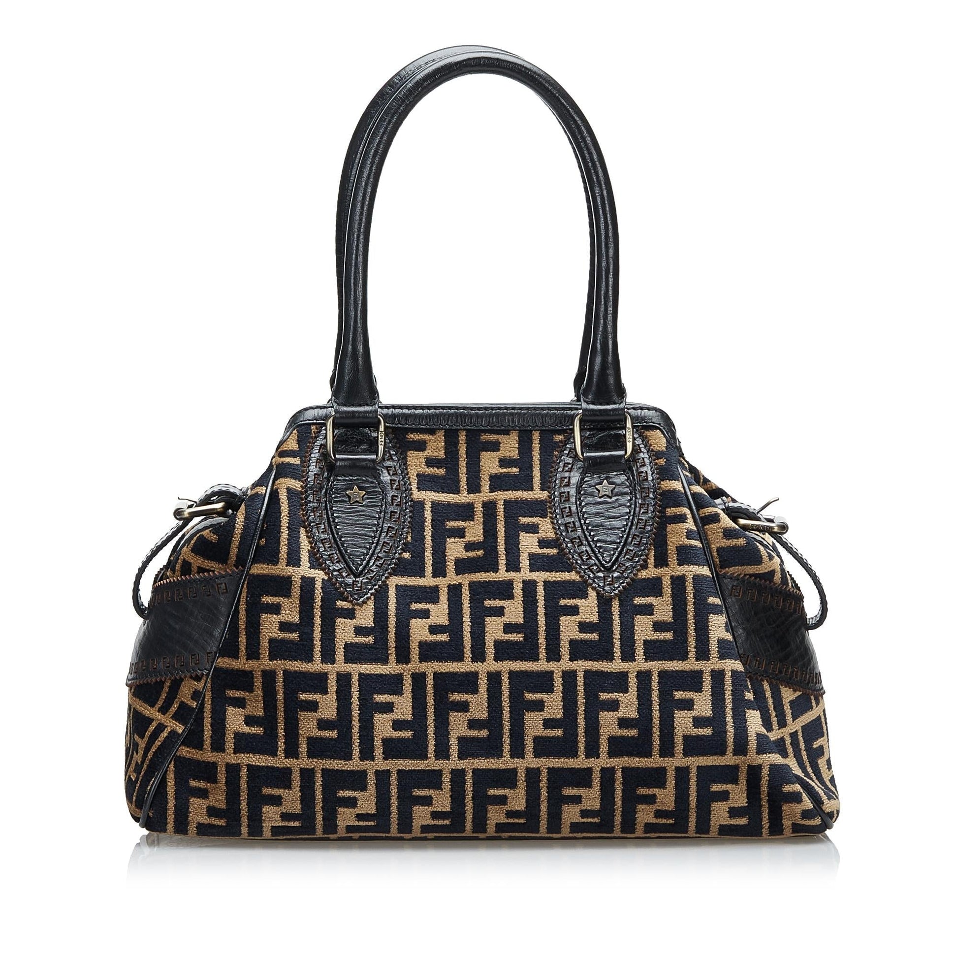 Fendi Zucca Etniko Shg Satchel Bag