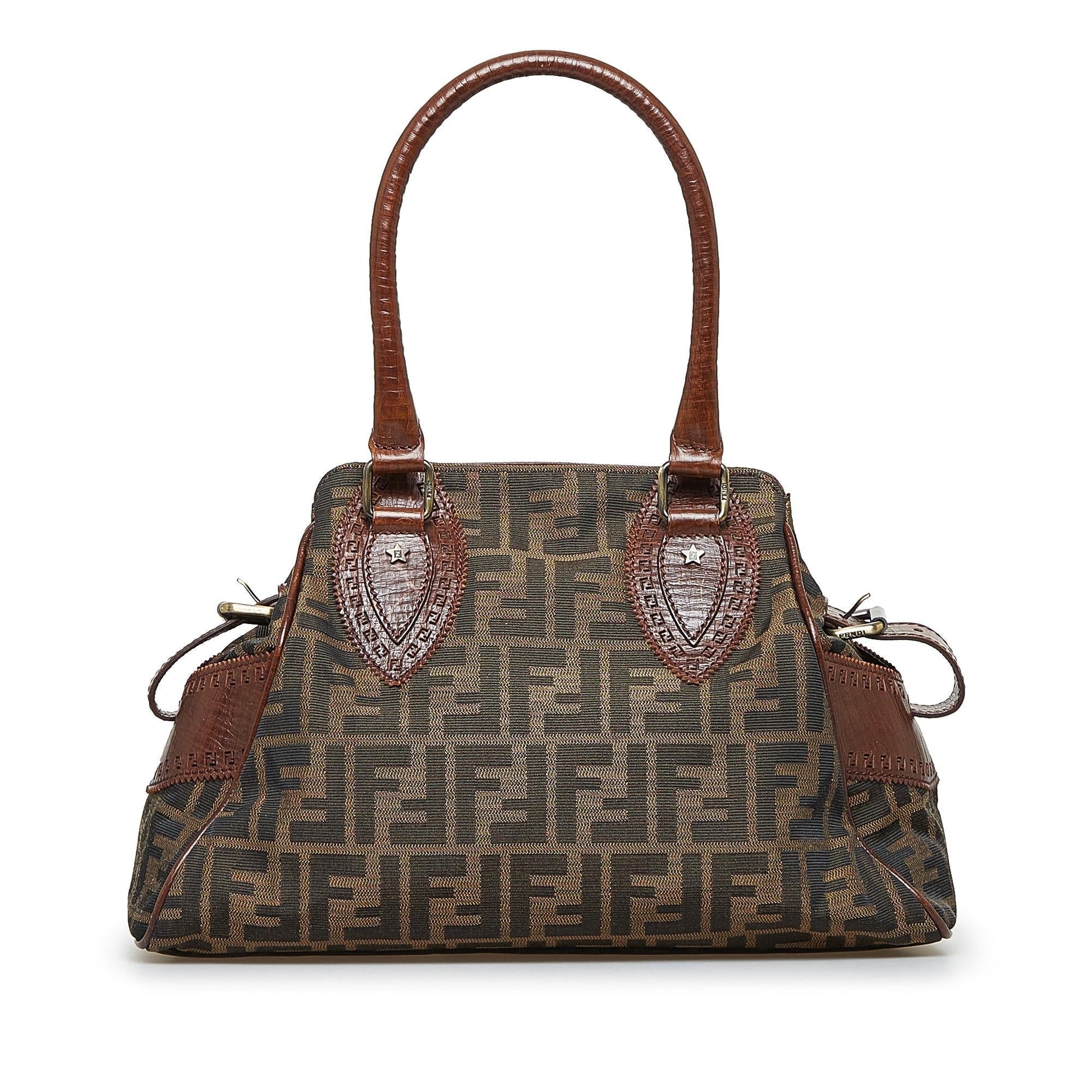 Fendi Zucca Etniko Shg K5 Hj Shoulder Bag