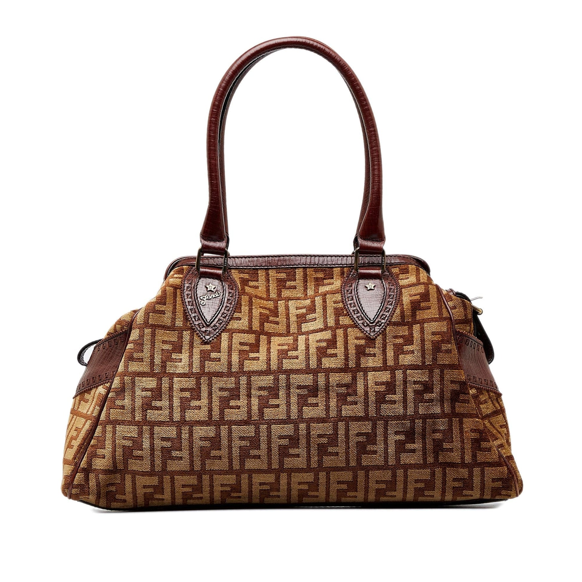 Fendi Zucca Etniko Shg Otebot Tote Bag