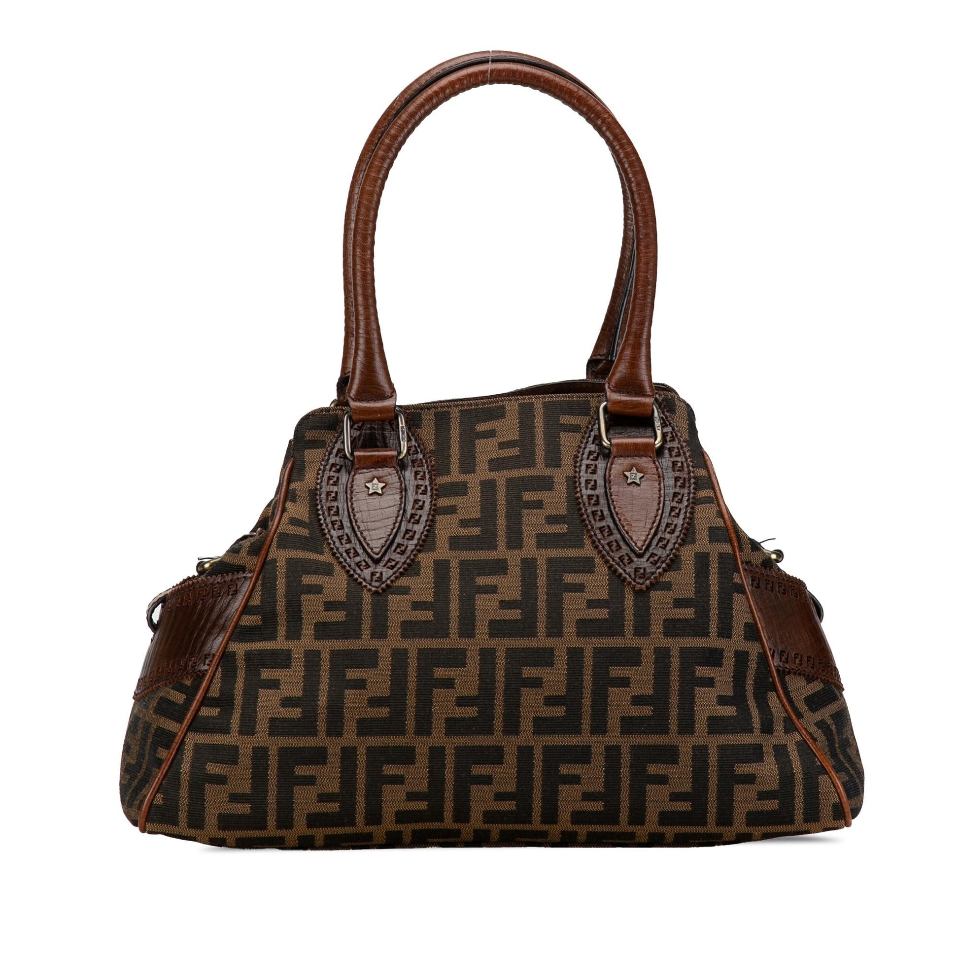 Fendi Zucca Etniko Shg Playkl Satchel Bag