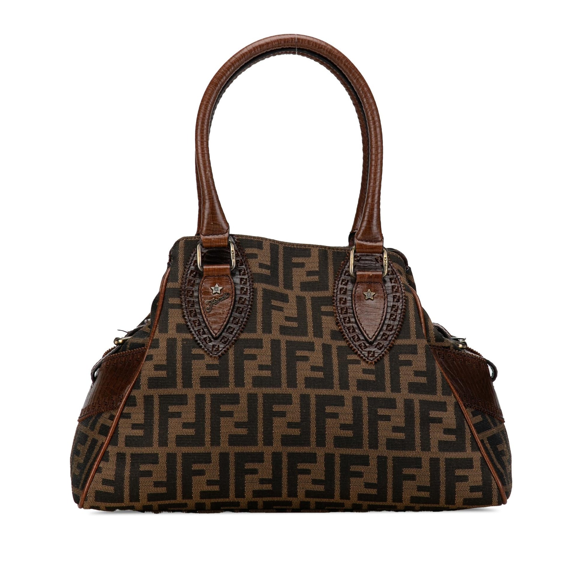 Fendi Zucca Etniko Shg Playkl Satchel Bag