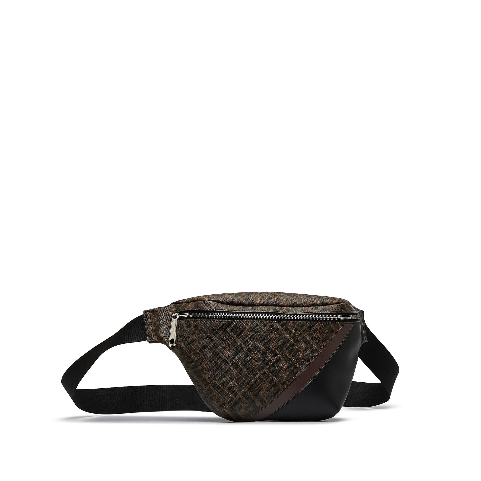 Fendi Zucca Ff Diagonal Belt Bag Shg Hxhaor