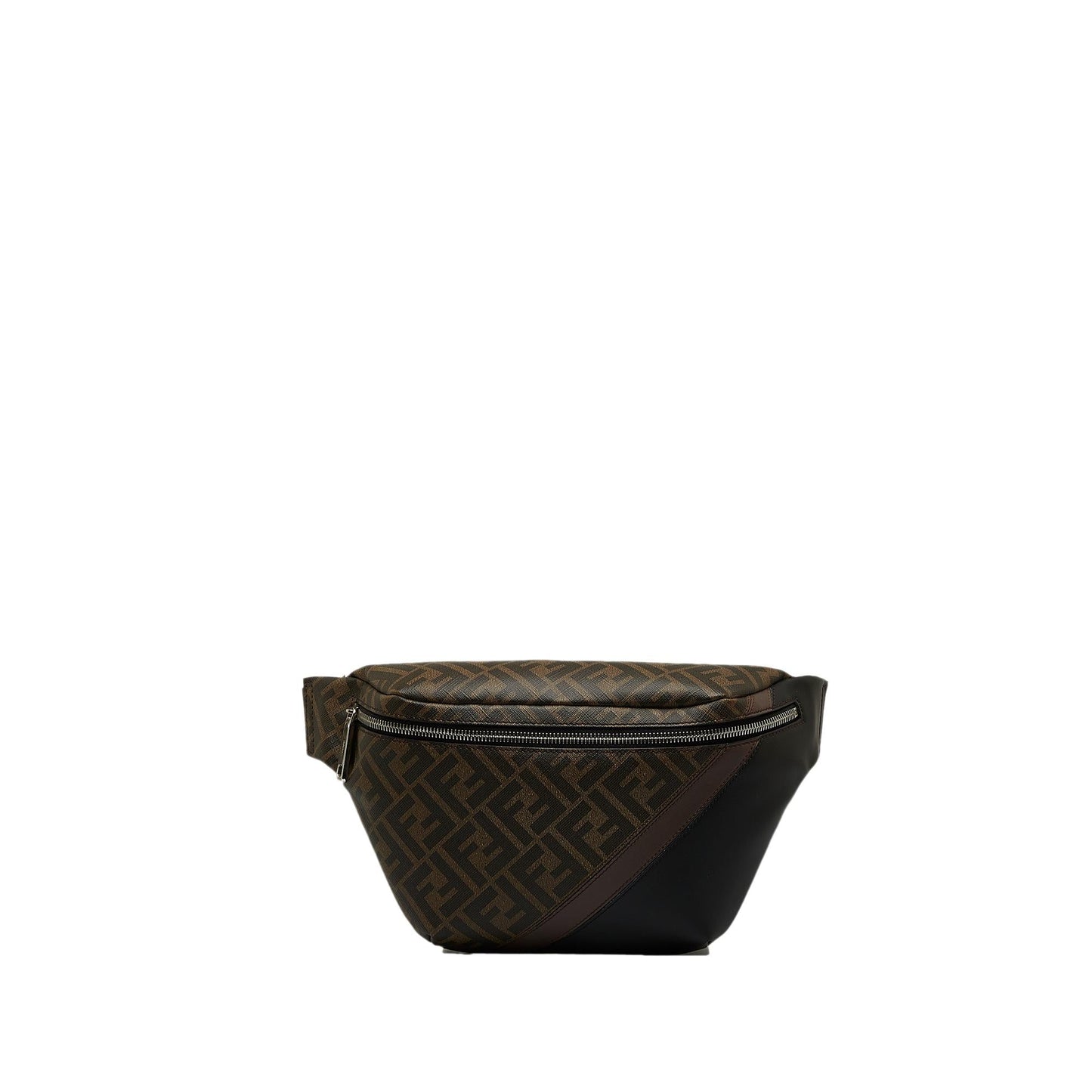Fendi Zucca Ff Diagonal Belt Bag Shg Zzzsdd