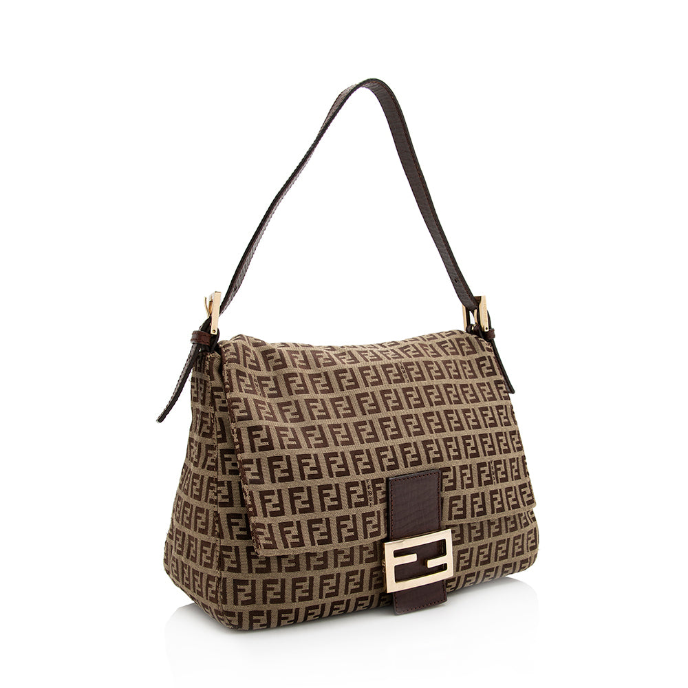 Fendi Zucca Forever Mamma Shoulder Bag Shf