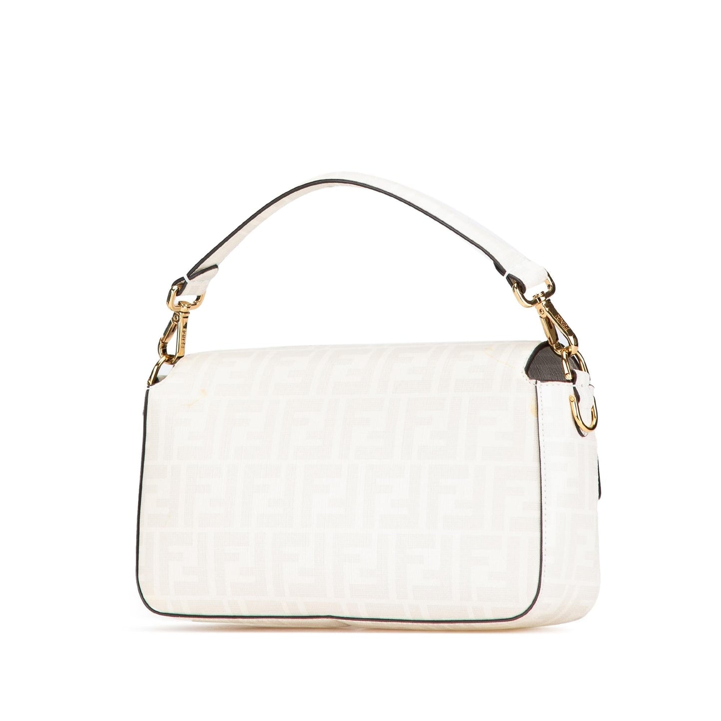 Fendi Zucca Graphic Print Coated Bikini Girls Baguette Satchel Canvas Satchel Bag Satchel Shg Lknc7C