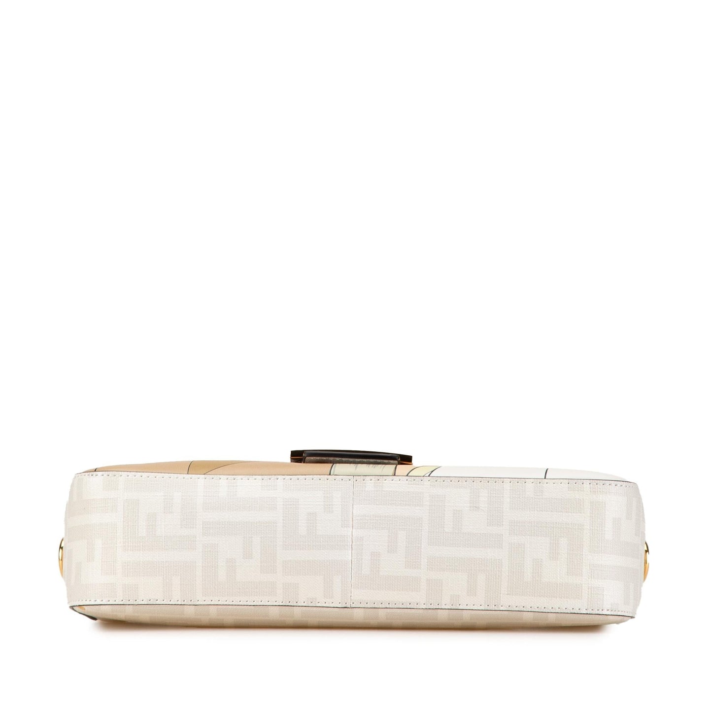 Fendi Zucca Graphic Print Coated Bikini Girls Baguette Satchel Canvas Satchel Bag Girls Baguette Satchel