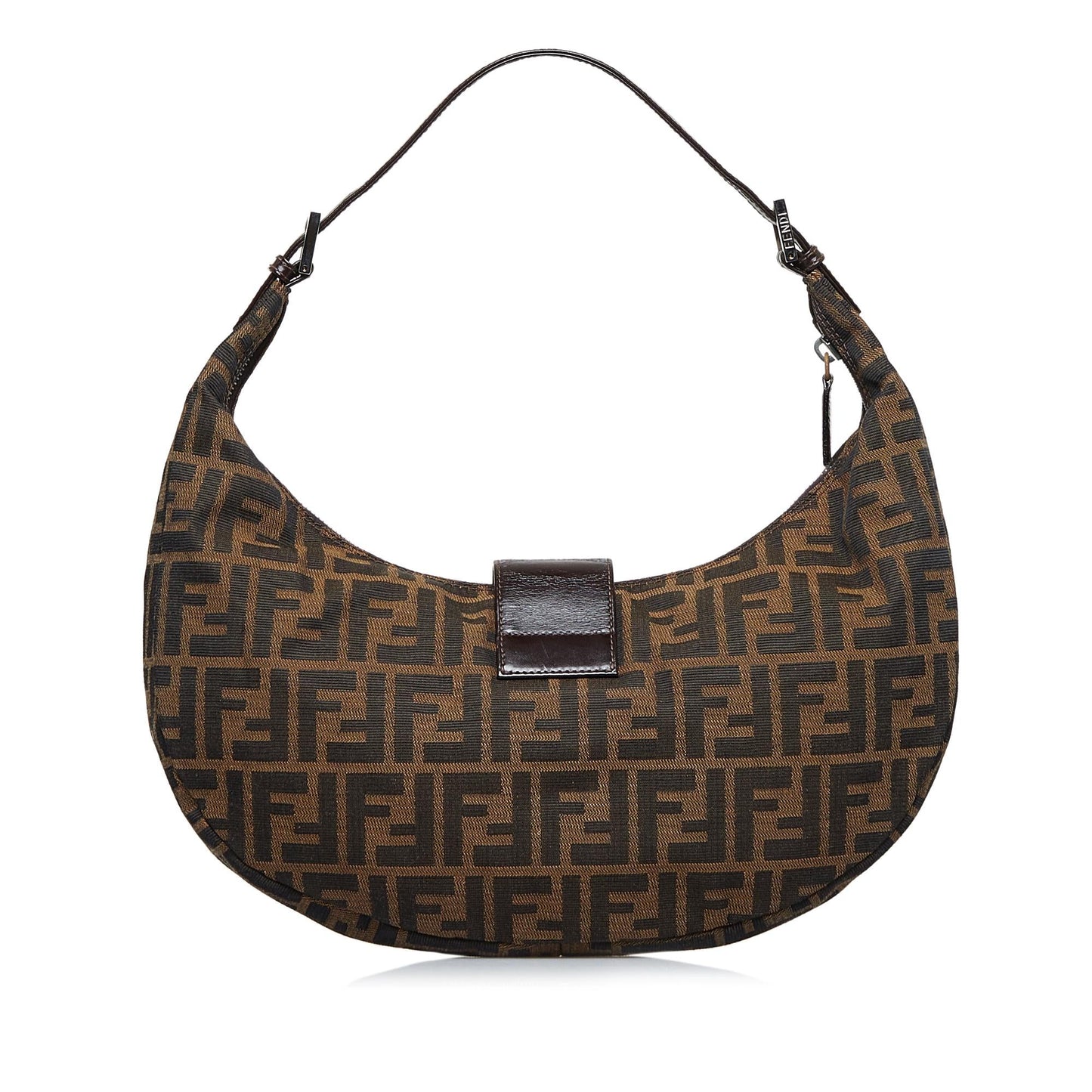 Fendi Zucca Half Moon Hobo Shg Pnovm9 Shoulder Bag