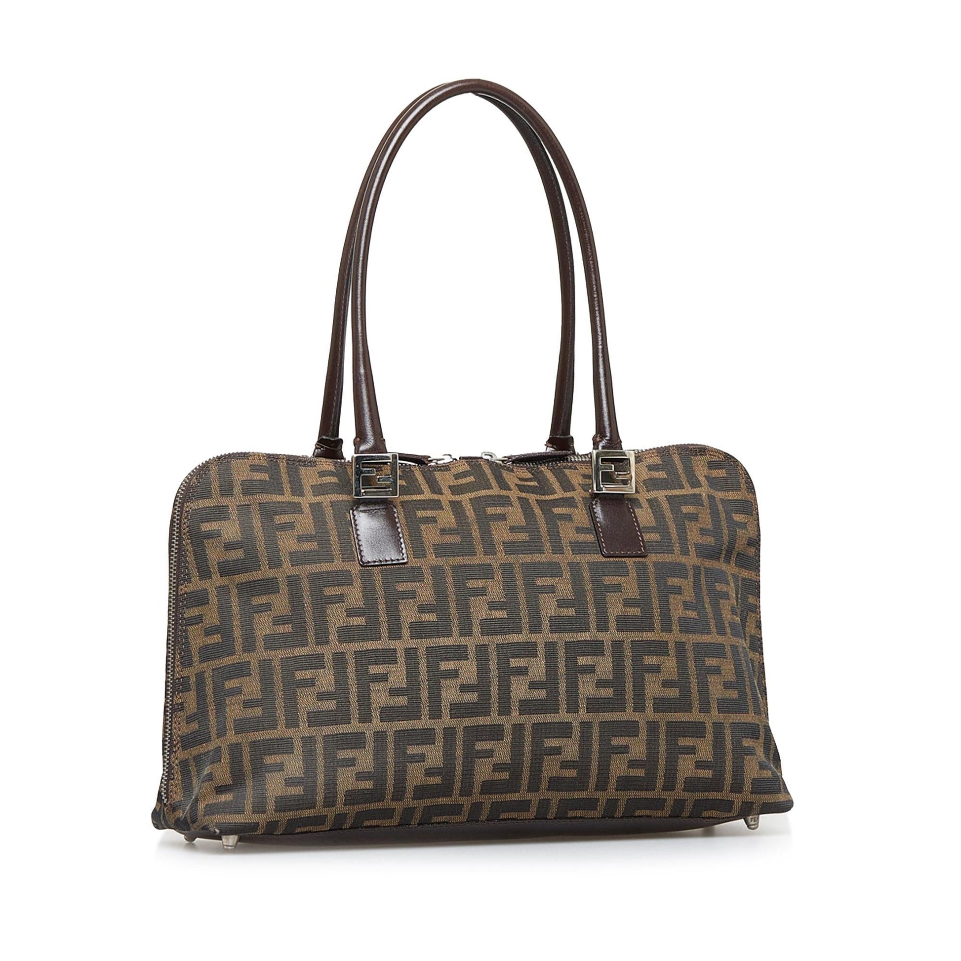 Fendi Zucca Handbag Shg Guxkrm Satchel Bag