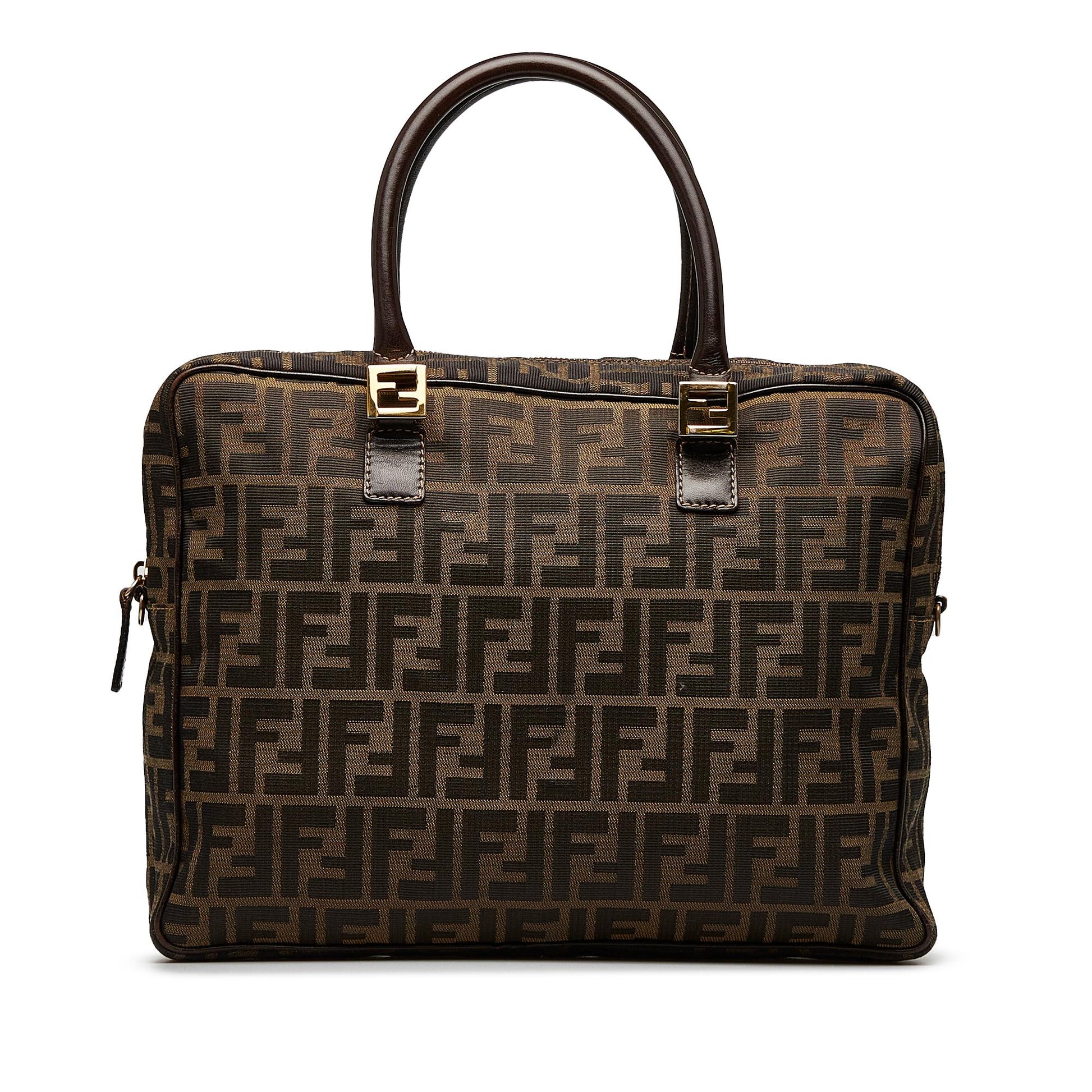 Fendi Zucca Handbag Shg Jtow8I Satchel Bag