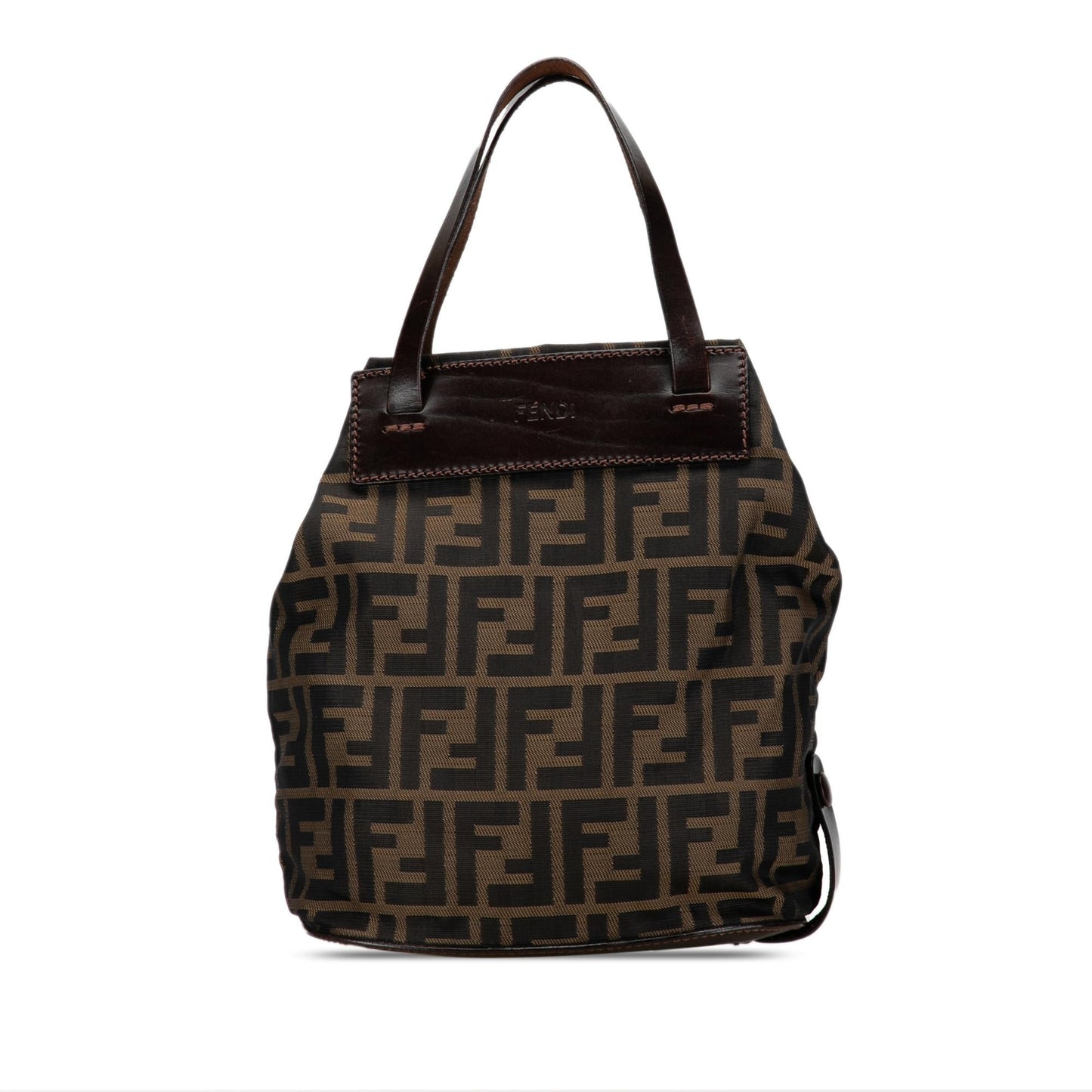 Fendi Zucca Handbag Shg Jhahvy Satchel Bag