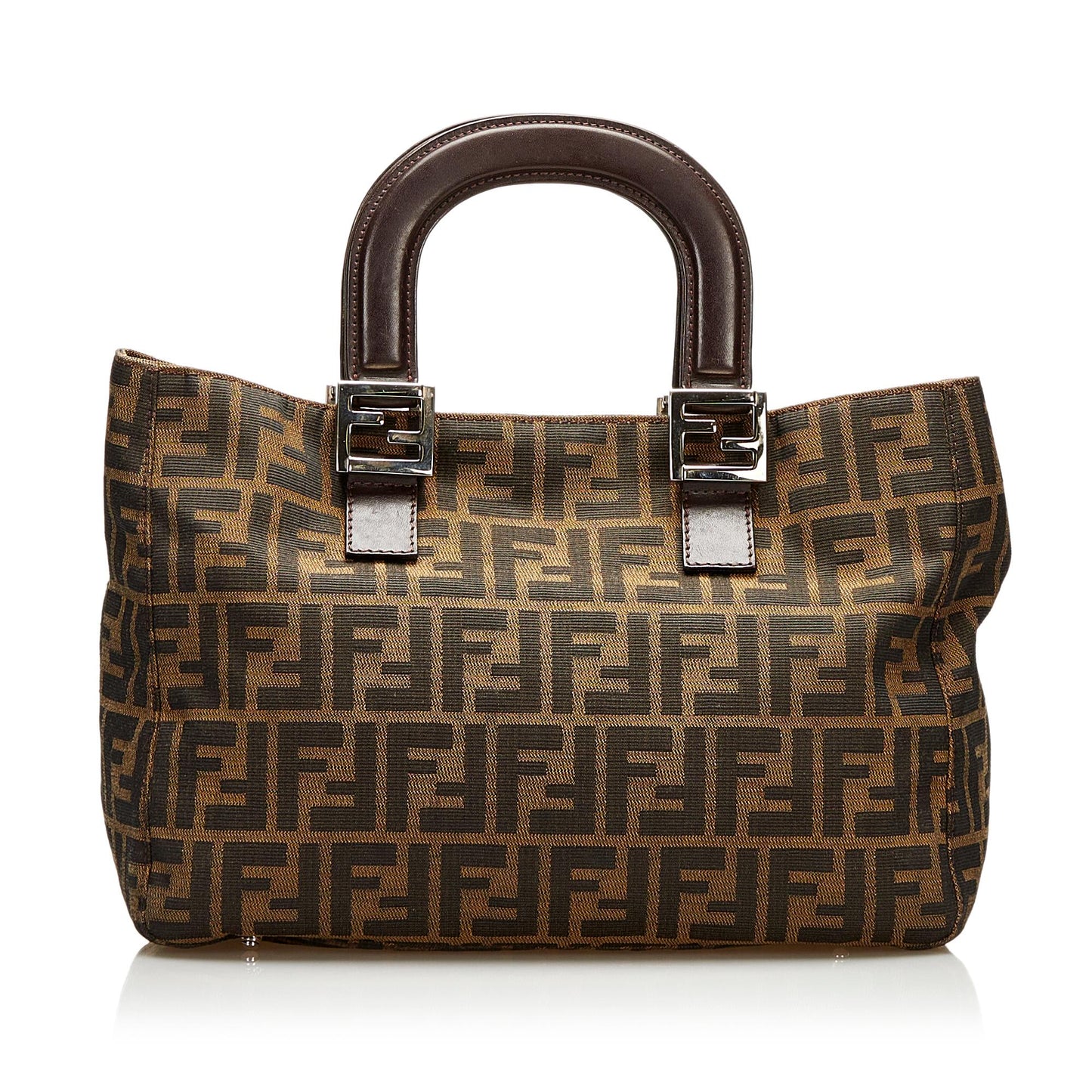 Fendi Zucca Handle Bag Shg Satchel Bag