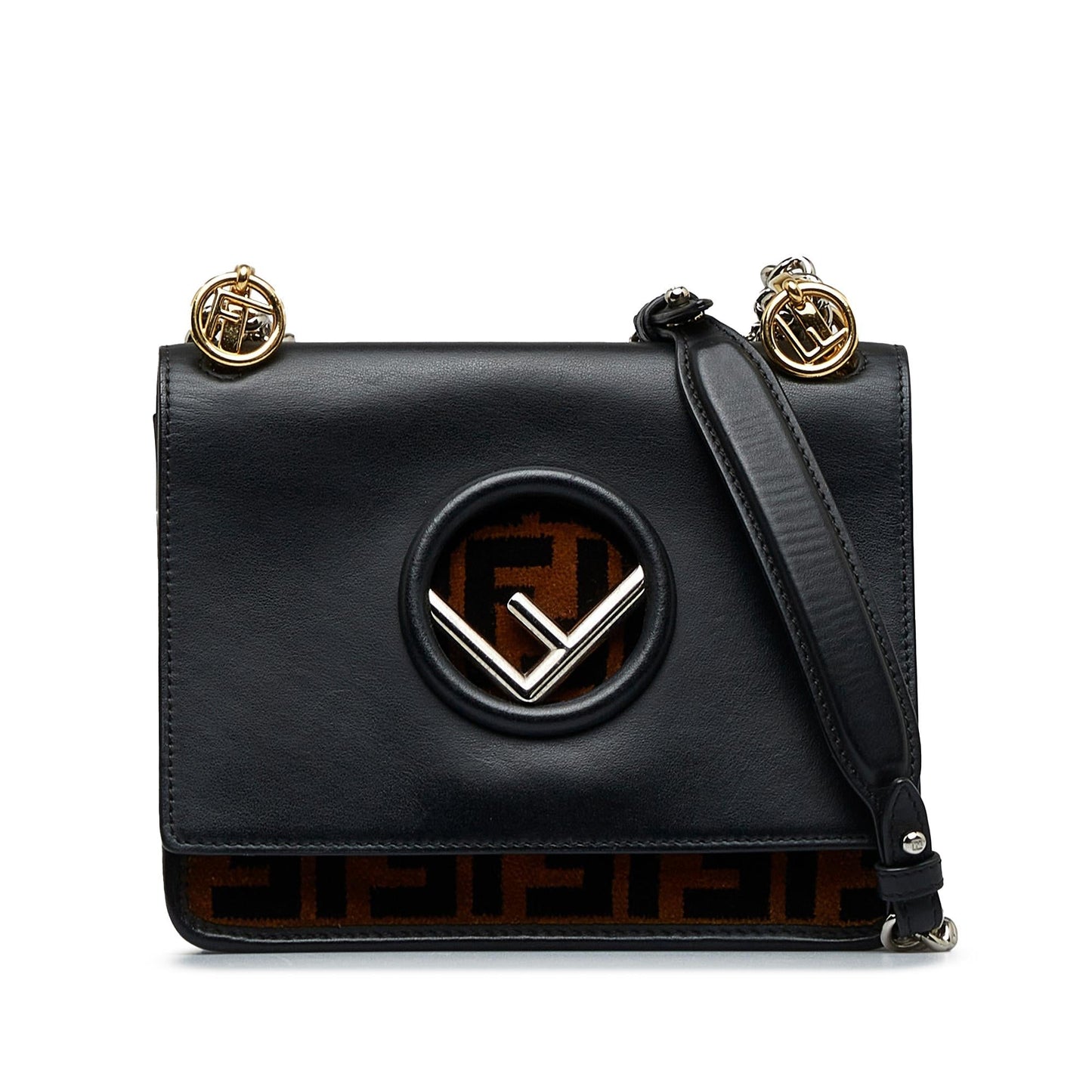 Fendi Zucca Kan Crossbody Bag Shg Q9B7Oh