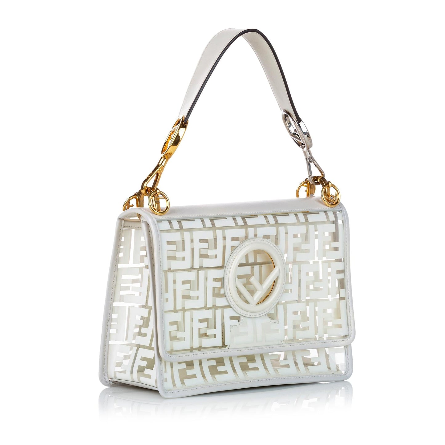 Fendi Zucca Kan Pvc Satchel Shg Satchel Bag