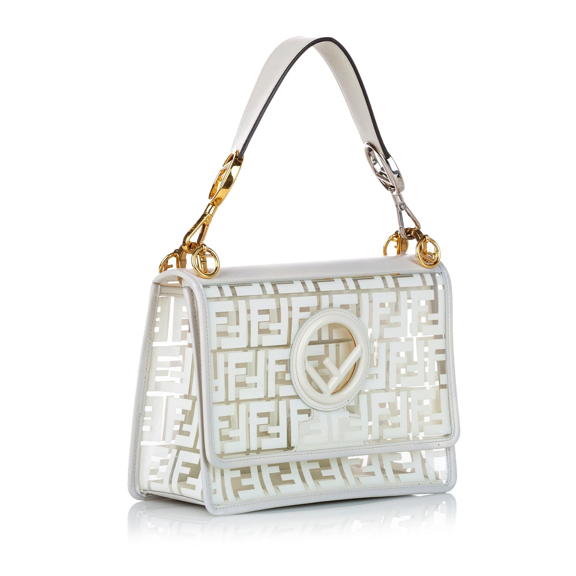 Fendi Zucca Kan Pvc Satchel Shg Satchel Bag