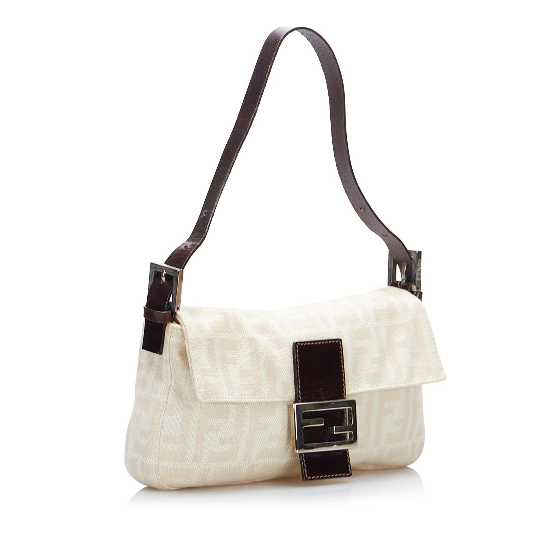 Fendi Zucca Mamma Baguette Shg Toostj Handbag Shoulder Bag