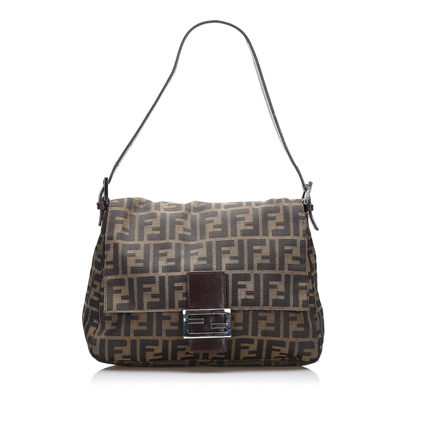 Fendi Zucca Mamma Baguette Shg Jml4Np Shoulder Bag