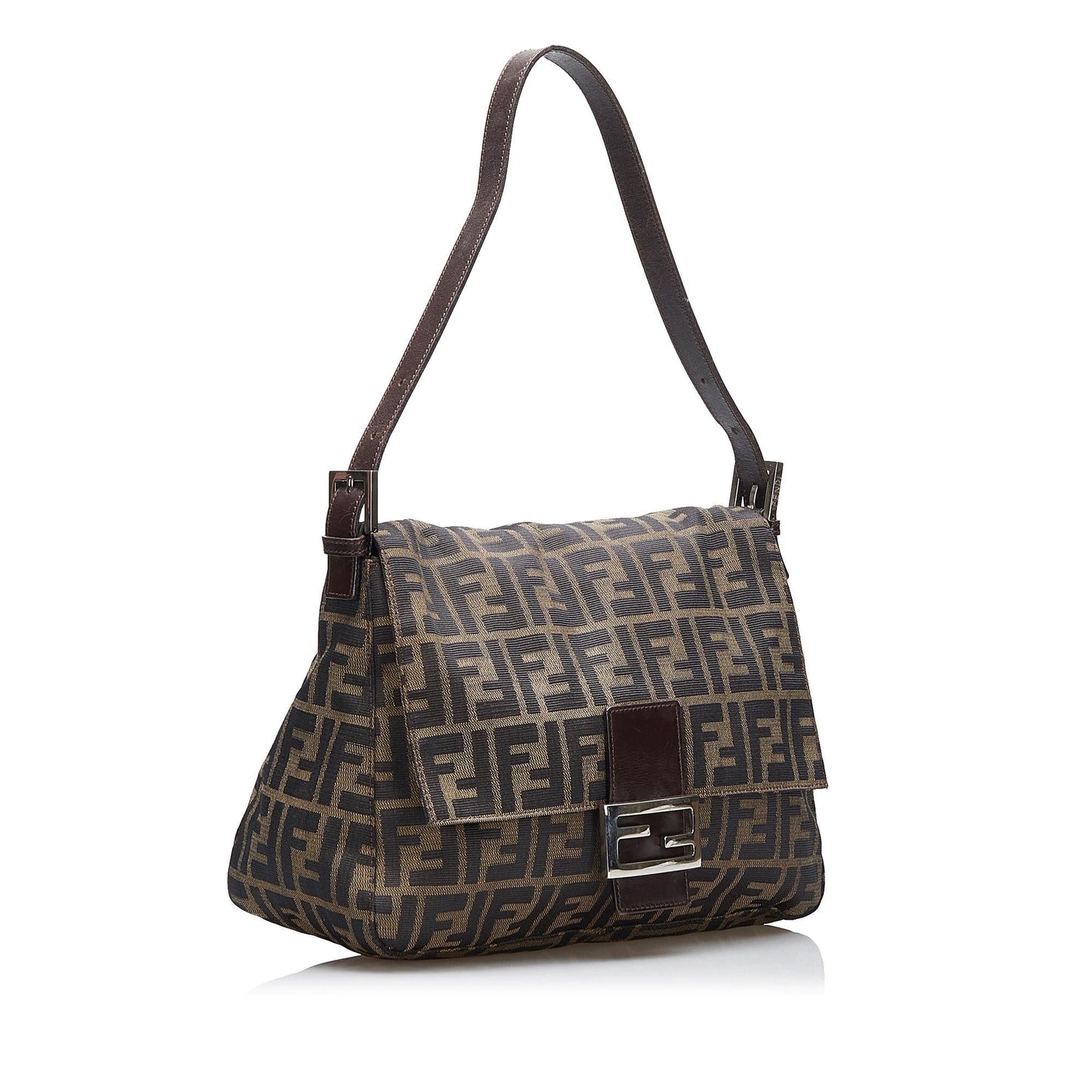 Fendi Zucca Mamma Baguette Shg Jml4Np Shoulder Bag