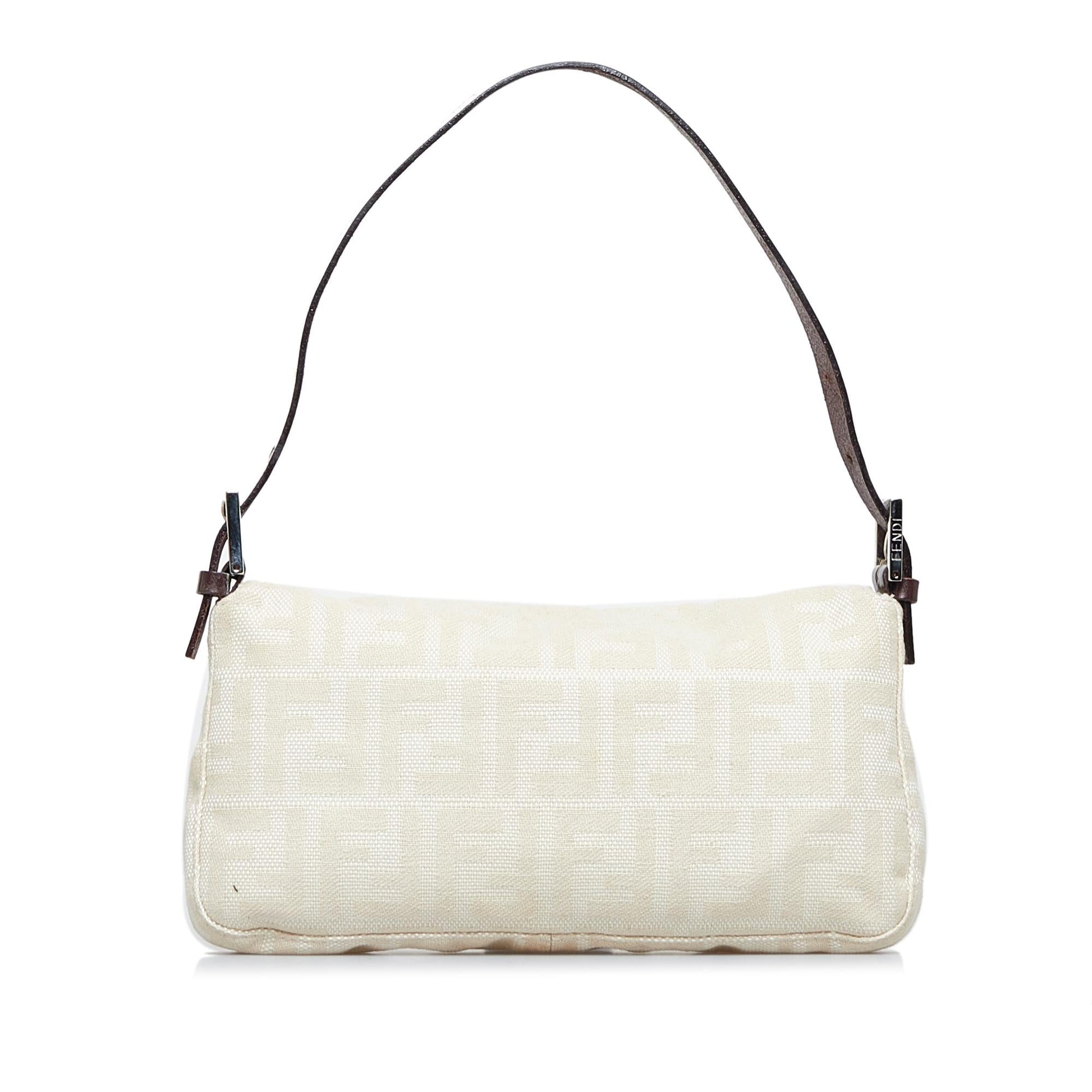 Fendi Zucca Mamma Baguette Shg Iavesd Handbag Shoulder Bag