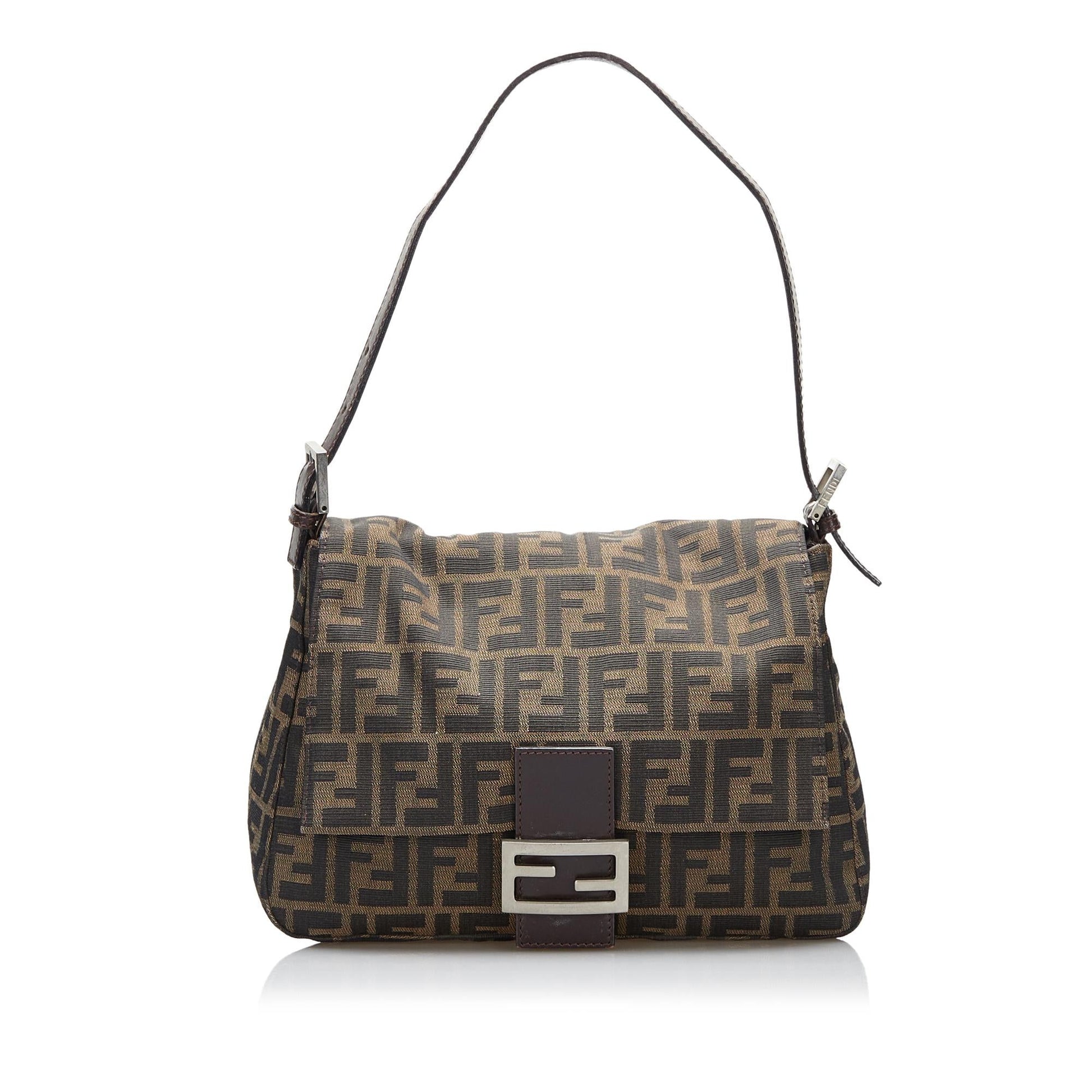Fendi Zucca Mamma Forever Shoulder Bag Shg Xkblwp Canvas