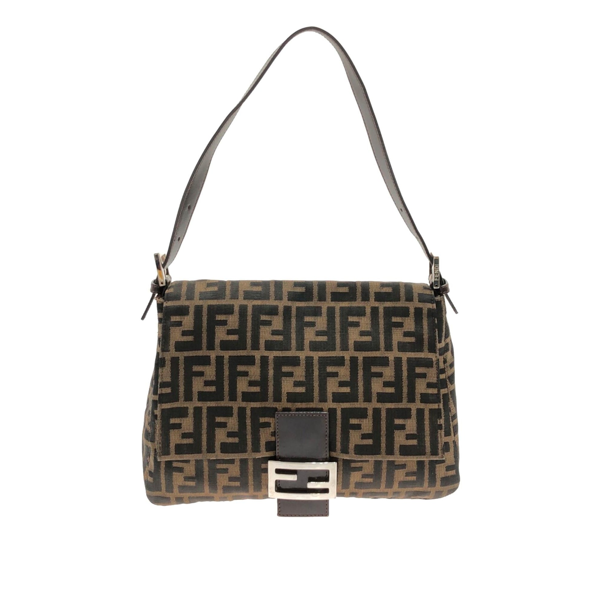 Fendi Zucca Mamma Forever Shoulder Bag Shg D4Hwhv Canvas