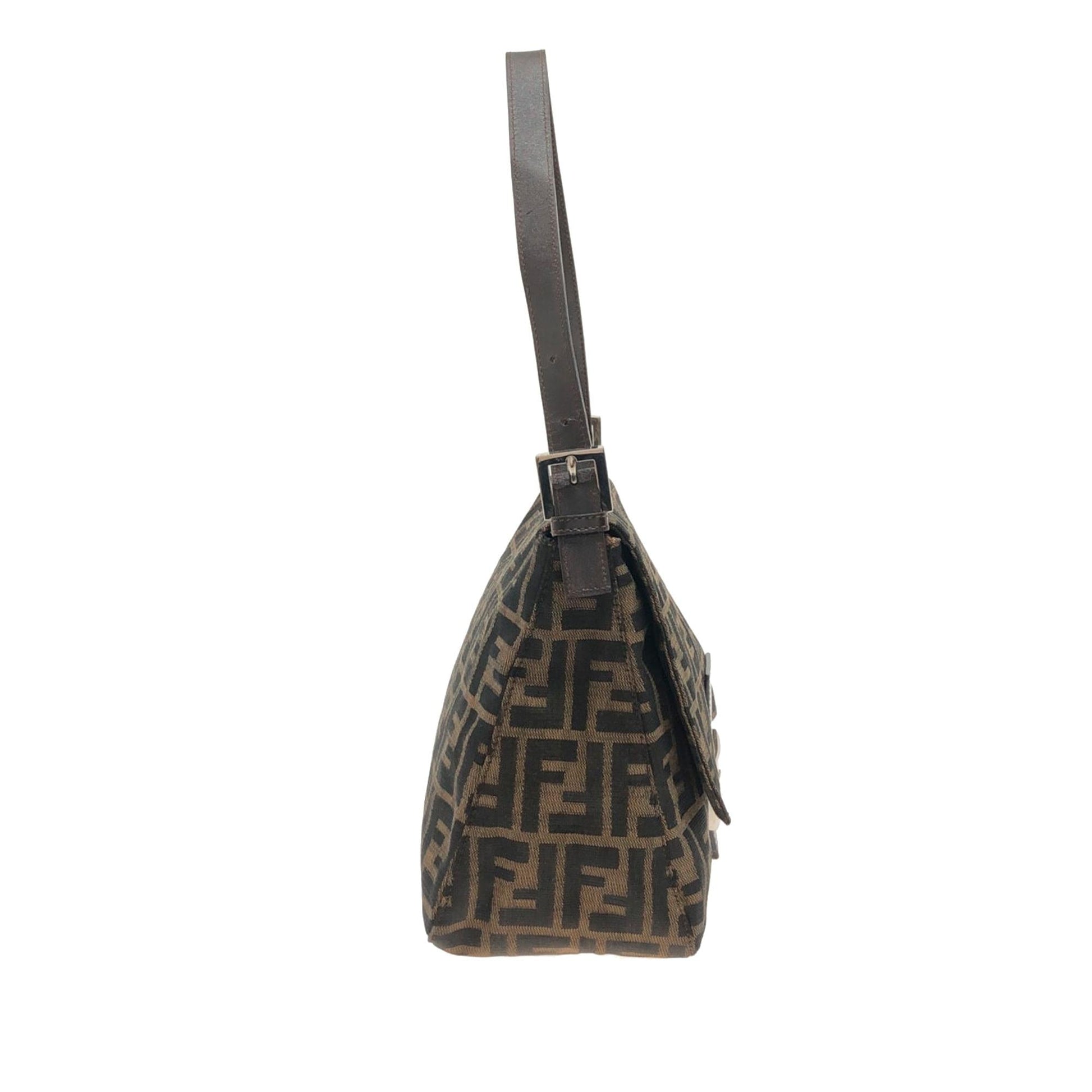 Fendi Zucca Mamma Forever Shoulder Bag Shg D4Hwhv Canvas