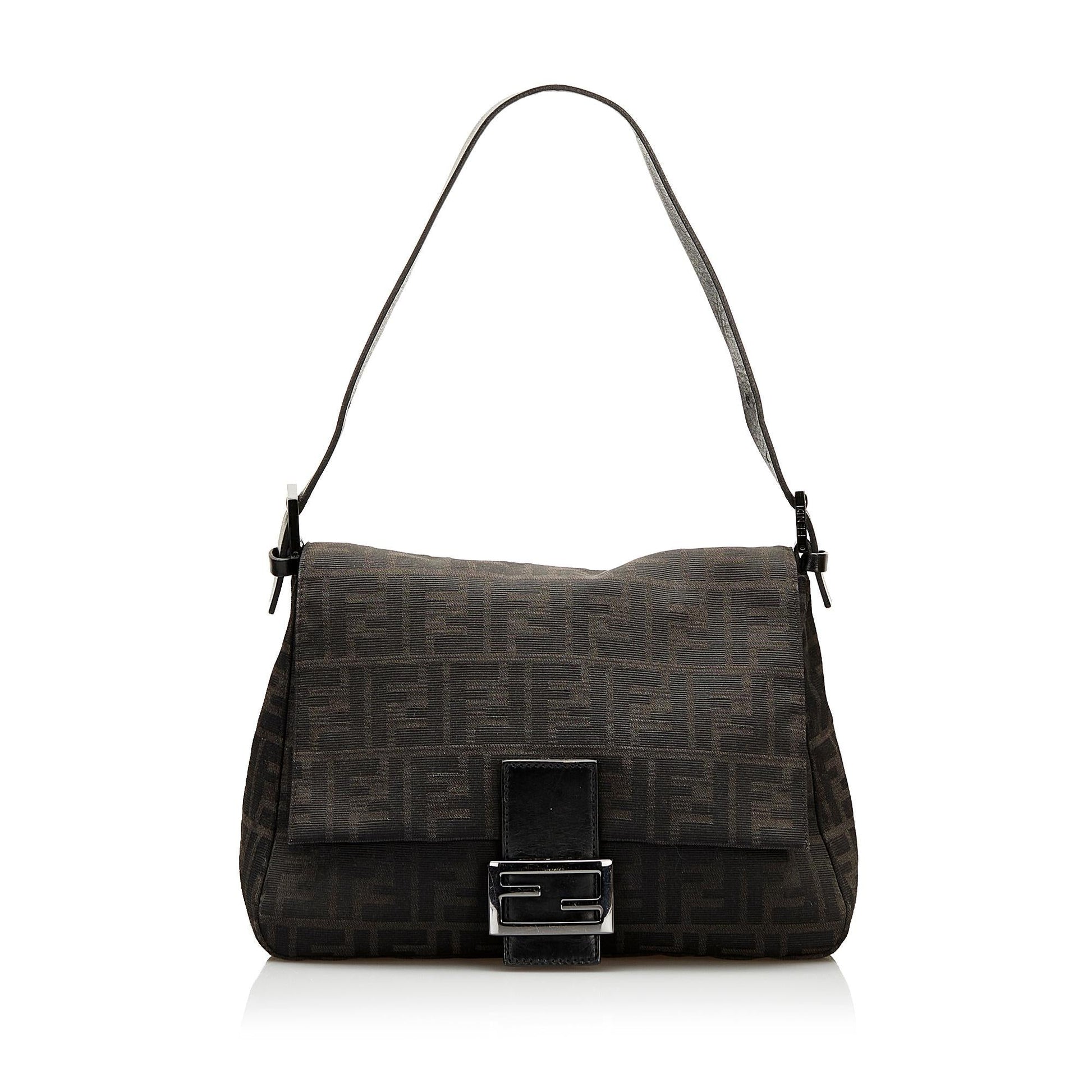 Fendi Zucca Mamma Forever Shoulder Bag Shg