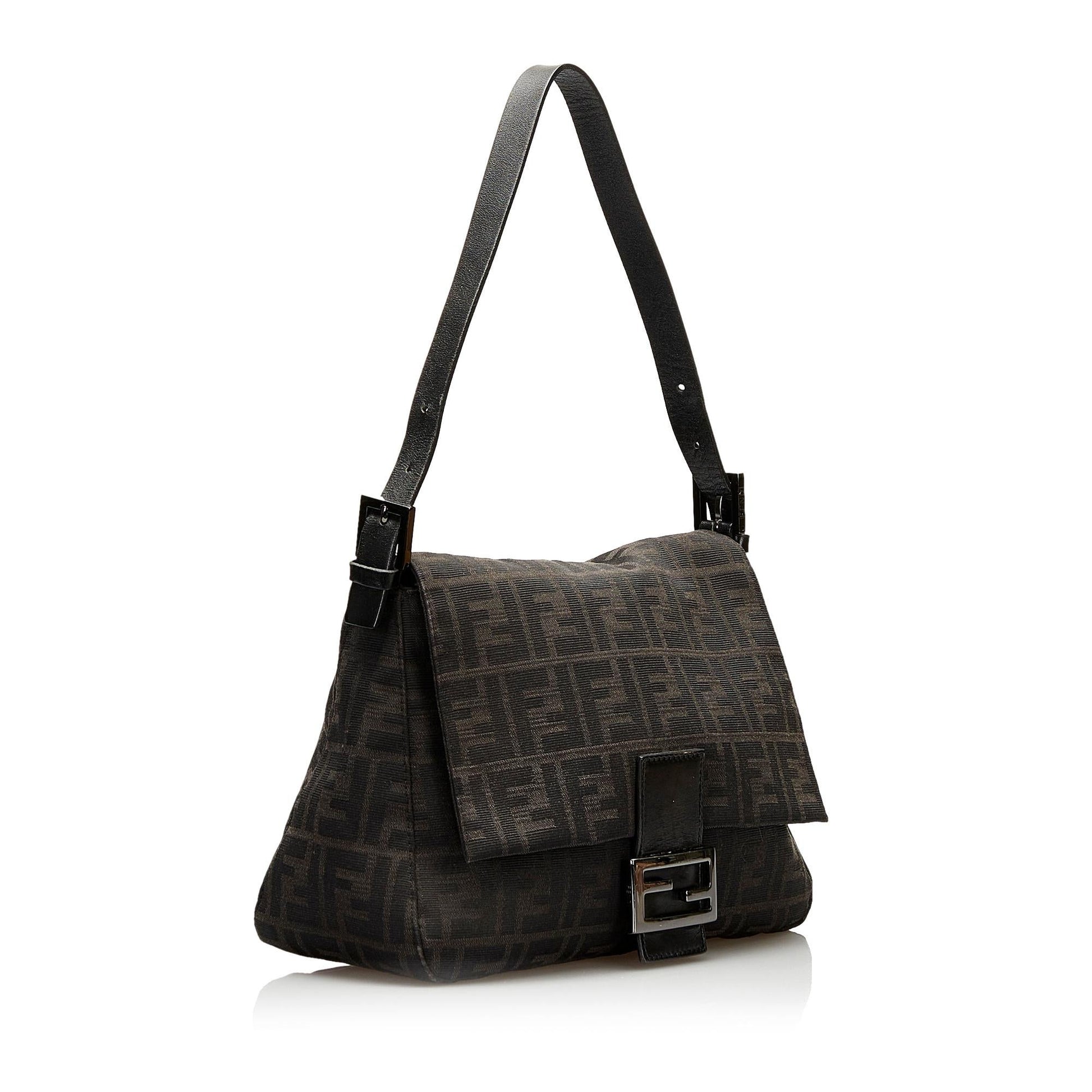 Fendi Zucca Mamma Forever Shoulder Bag Shg